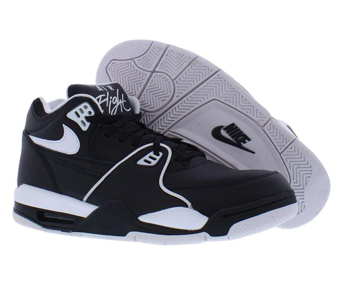 NIKE Men's Sneaker, Black White, 9 2