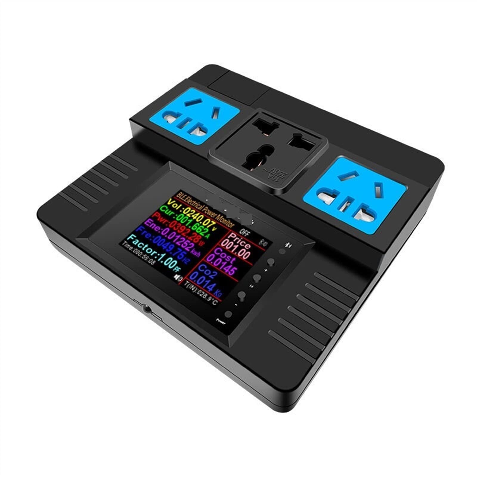 AC85~265V Electricity Measure Smart Control Programmable Digital Display Household Socket Creative Power Detector Monitor 3