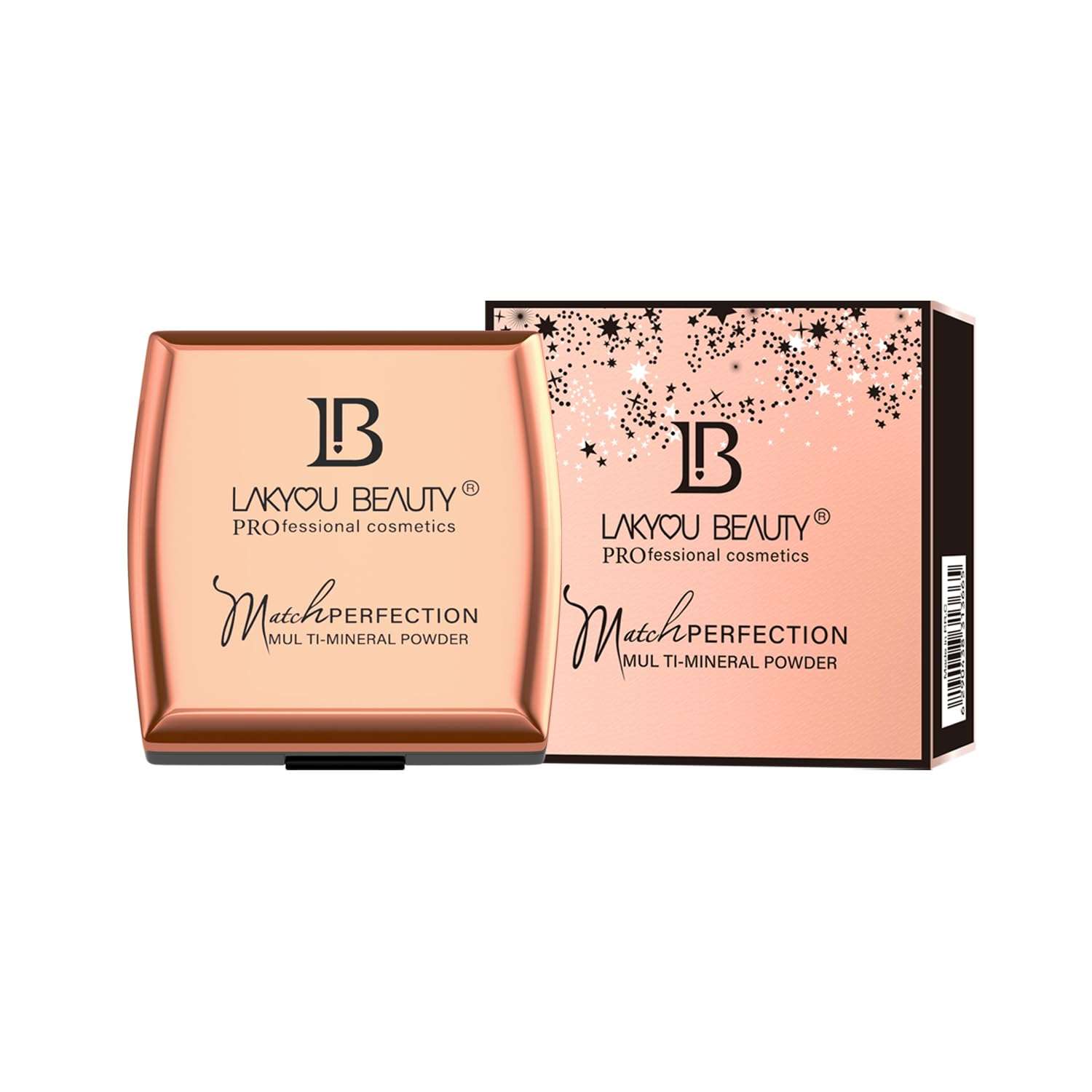 LAKYOU BEAUTY Match Perfect Compact Powder Shade -02(Soft Ivory) - 26gm | Seamless Matte Finish For Lasting Perfection 3