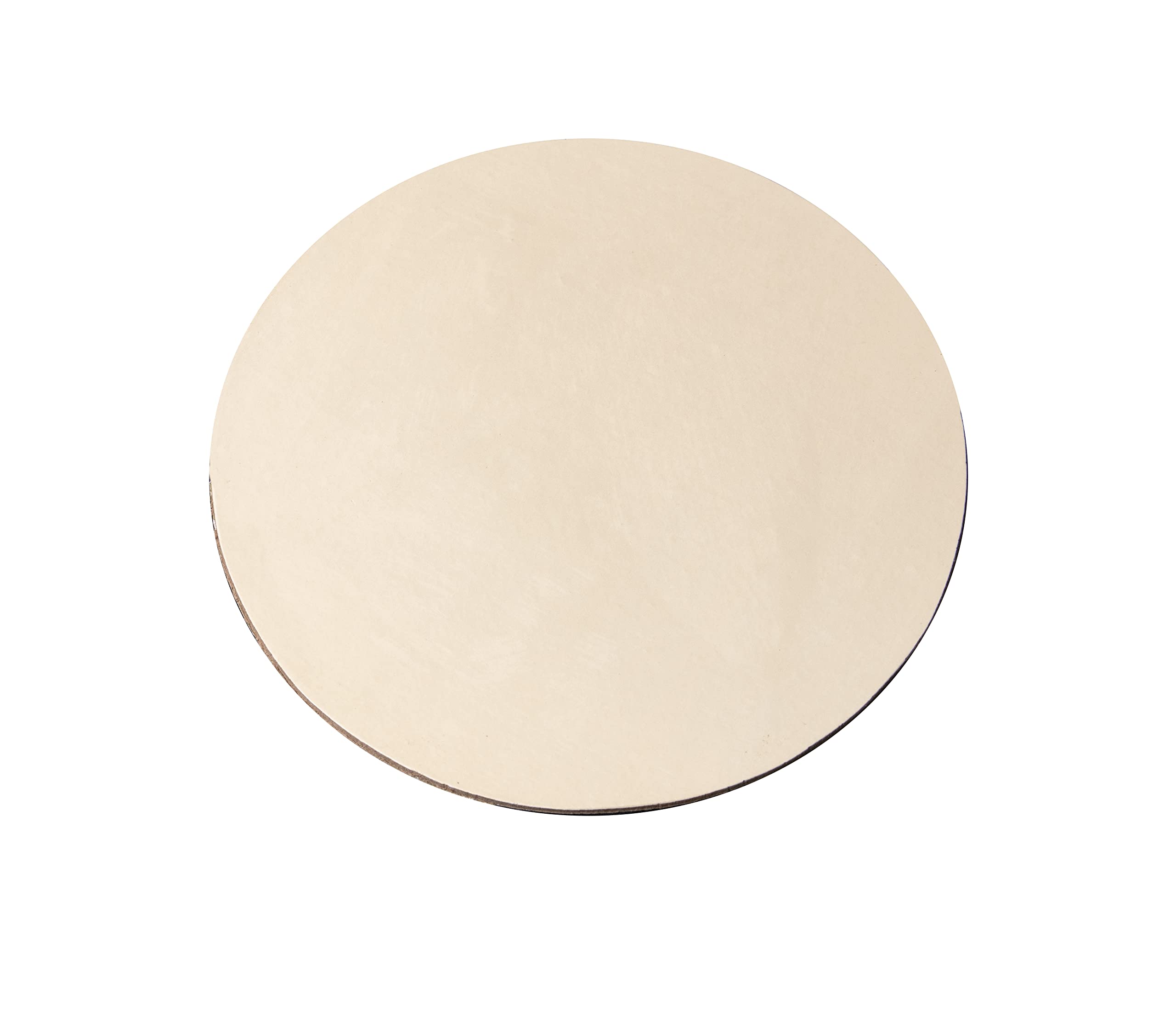Pack of 100 Confectioner's Choice MDF Round Cake Base Covered With Paper And Food Grade Lamination Diameter-8.75 Inches Colour-Gold 1