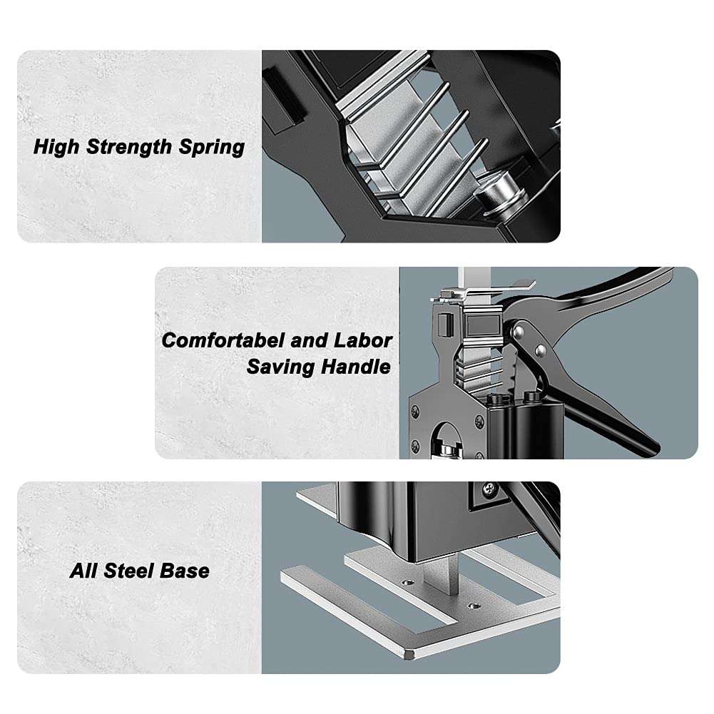 DUEBEL 2 Packs Floor Jack Furniture Lifter Drywall Lift Kit Bricklaying Tools Labor Saving Arm Jack Drywall Tools Hand Lifting Jack Tool Furniture Lifters for Heavy Furniture (300kg, 23cm, gloves) 6