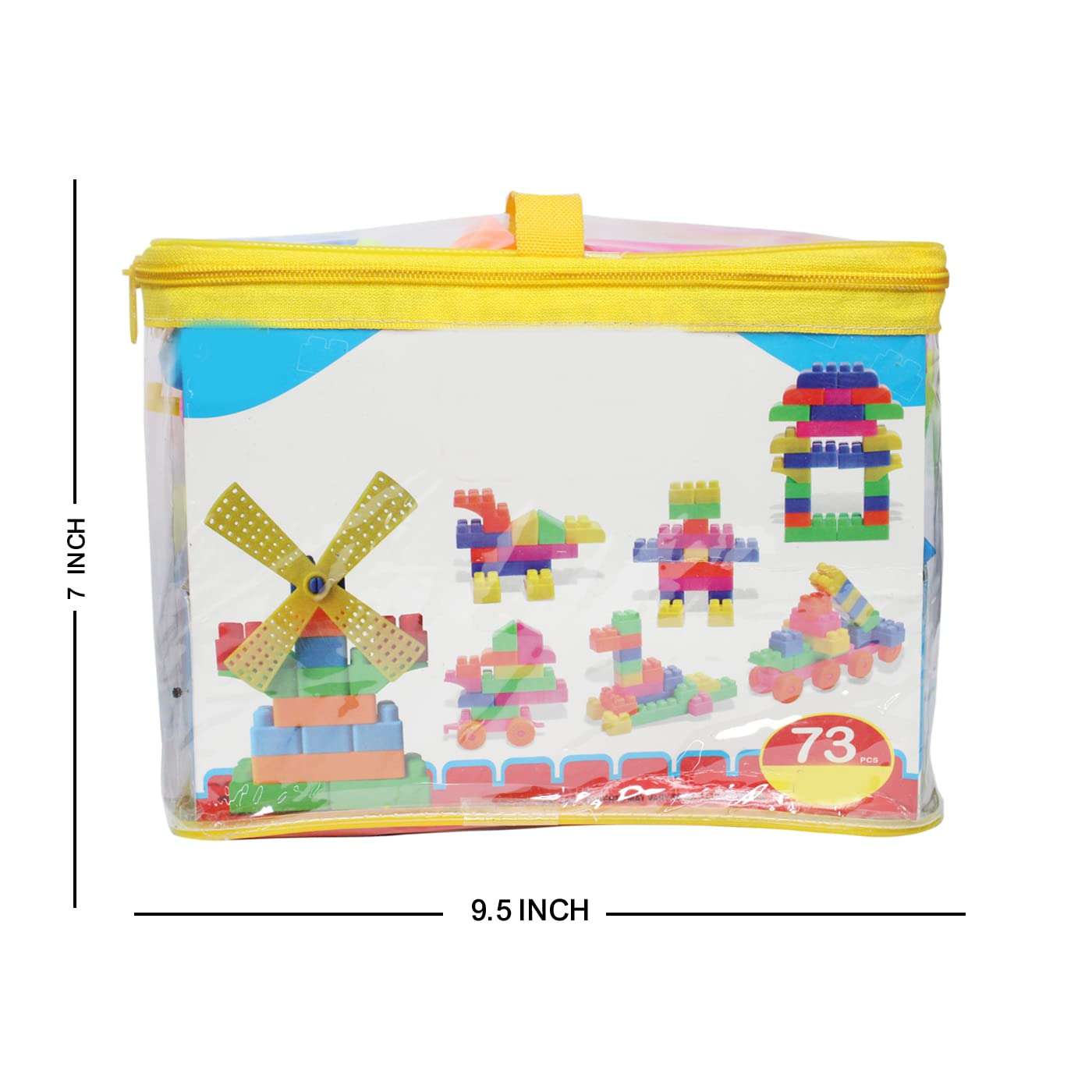 MAJIK Puzzles Building Blocks Toy Game for Kids and Children Multi Color (M4) 3