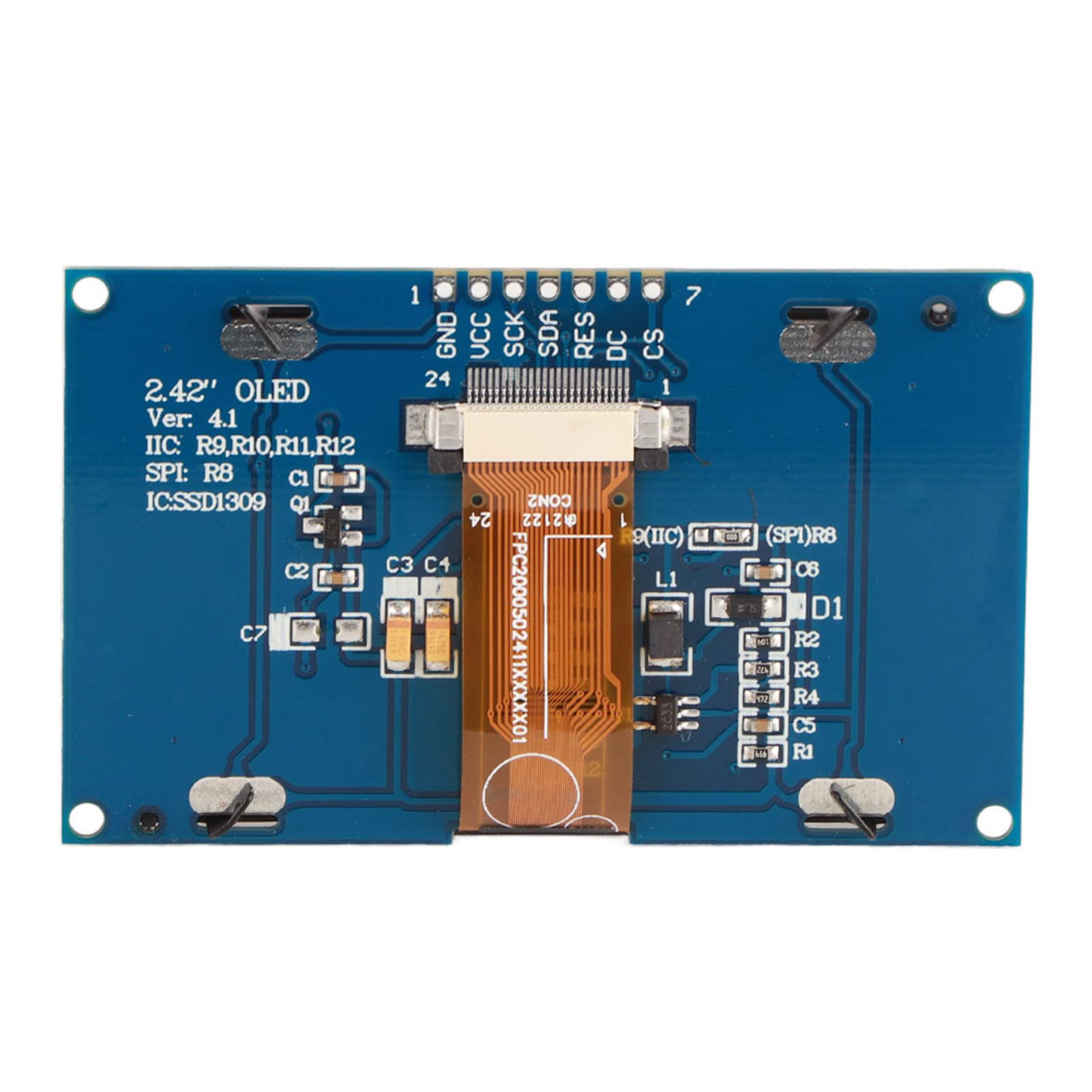 oceanside OLED Display, 2.42in Module Liquid Crystal Screen for Industrial Using 5