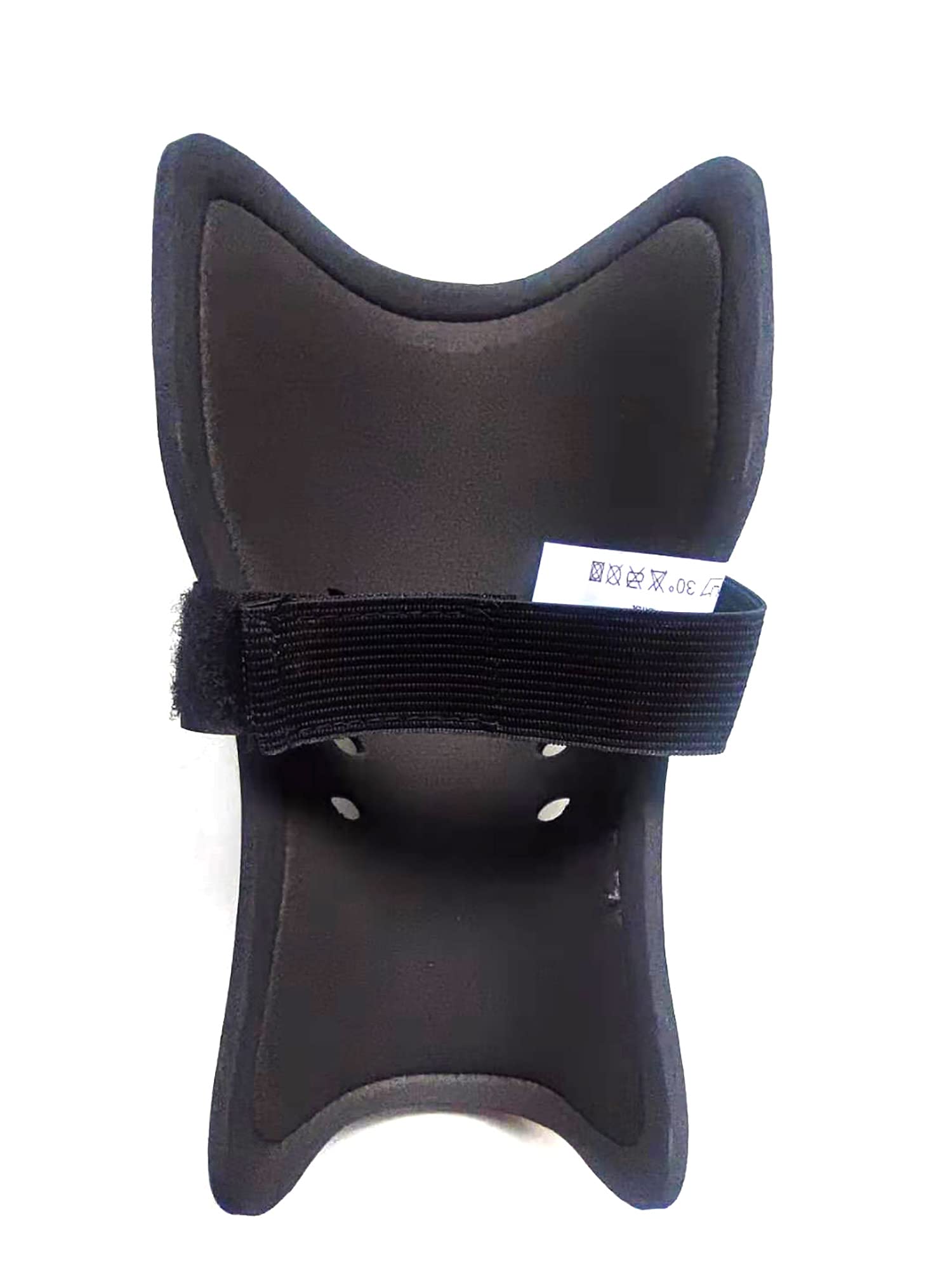 Jadekylin 2 Pairs of Soccer Shin Guards for Ages 4-8 (Black+ Red, 6 inch) 3