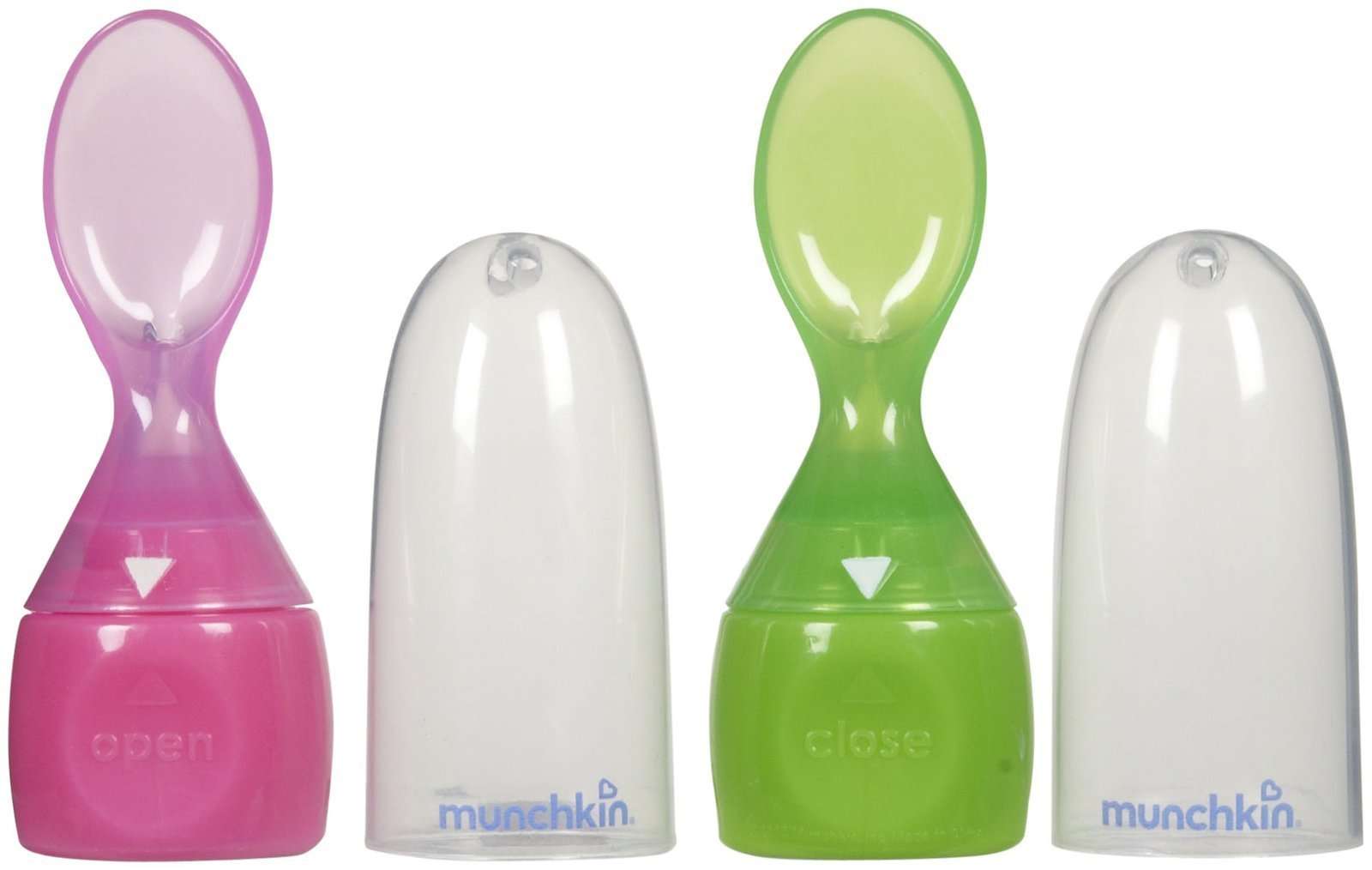 Munchkin Click Lock Food Pouch Spoon Tips - 2 Ea Colors May Vary 2