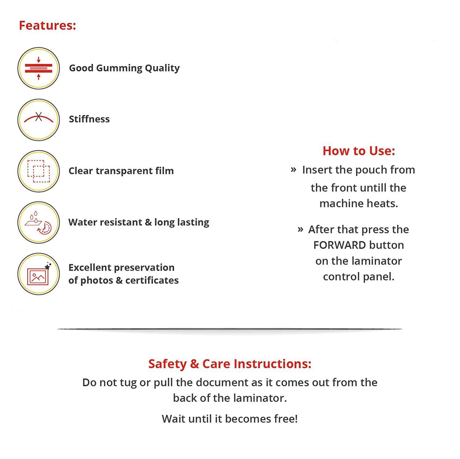 VMS Deluxe Thermal Lamination Pouch (85x110mm) 6