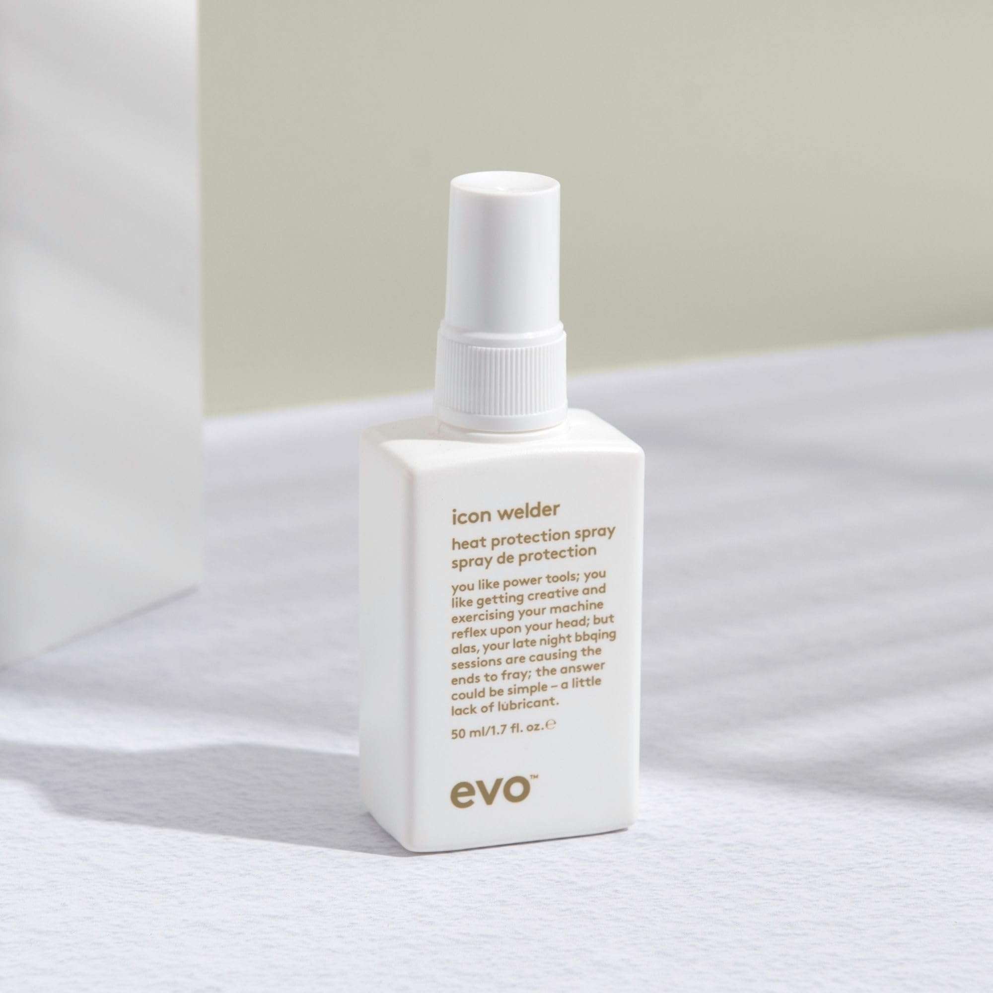 EVO Icon Welder Heat Protection Spray - Leave-In Heat Protectant - Provides Style Support & Adds Shine - 200ml / 6.8fl.oz 6