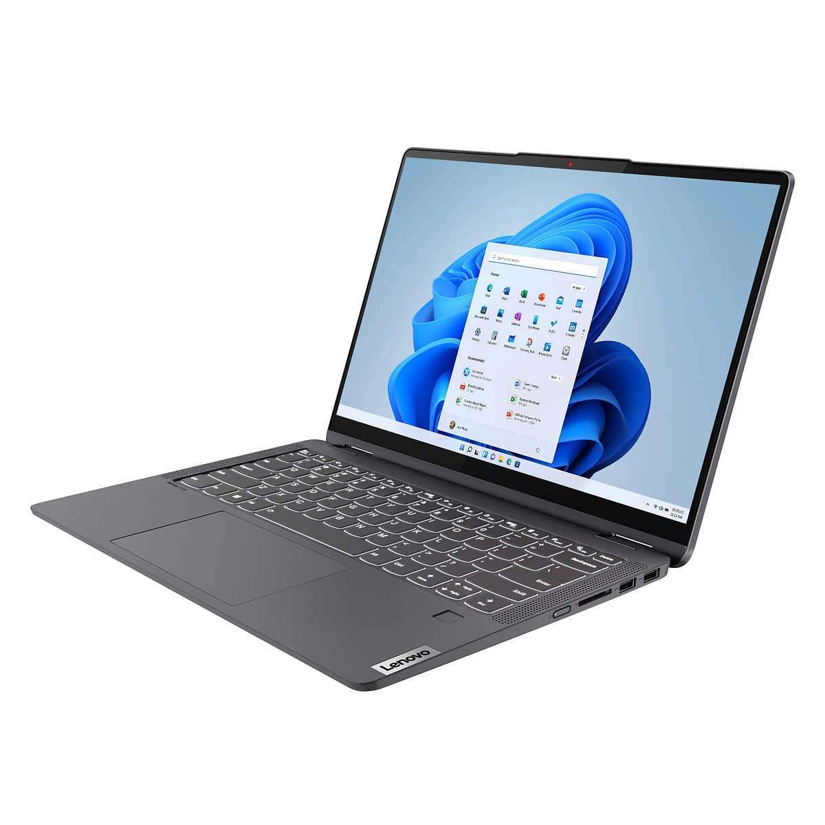 Lenovo IdeaPad Flex 5 2-in-1 Laptop 2023 14" WUXGA Touchscreen 6-Core AMD Ryzen 5 5500U 16GB DDR4 1TB SSD Radeon Graphics Digital Pen Backlit KB Fingerprint WiFi 6 Windows 10 Home w/RATZK 32GB USB 3
