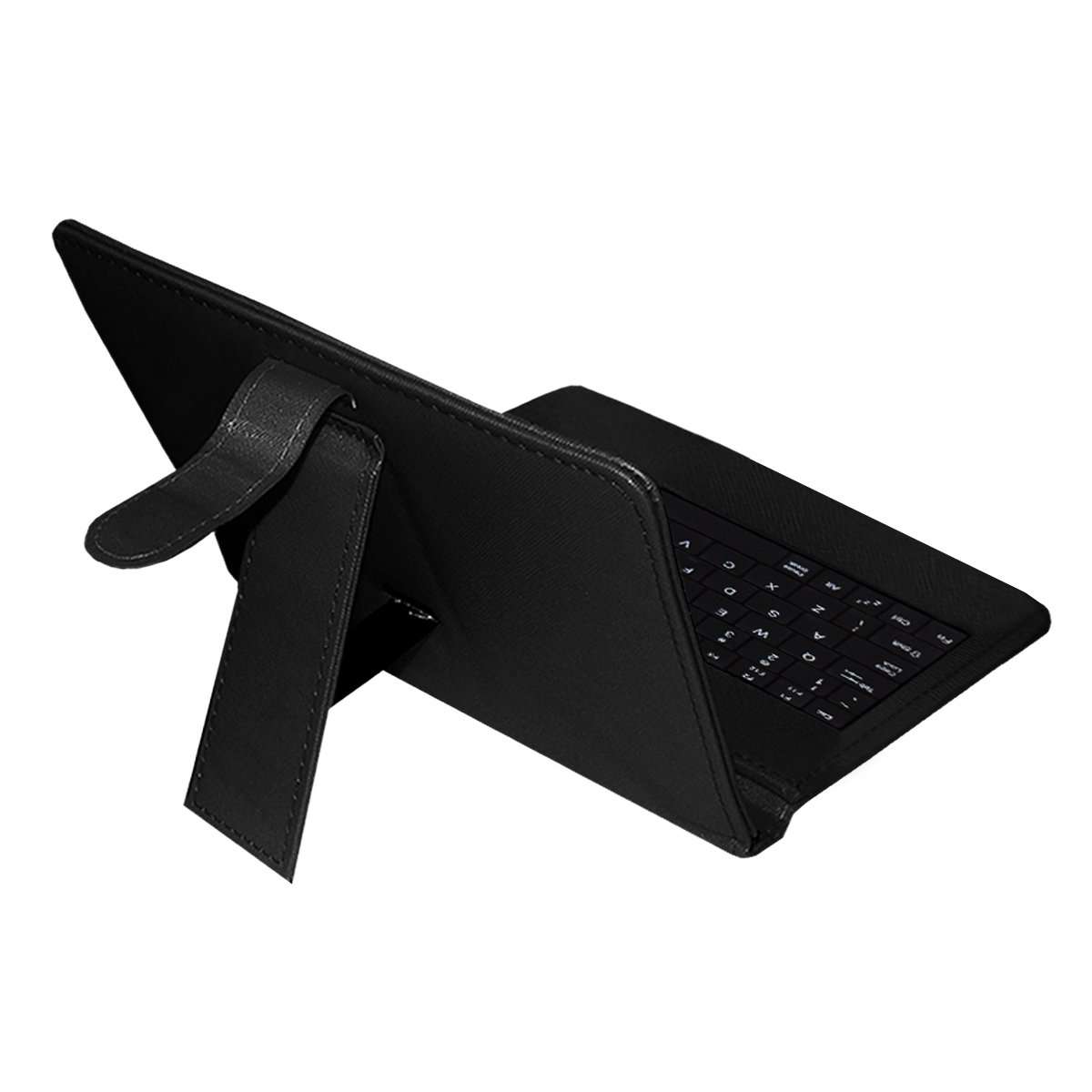 ACM USB Keyboard Case Compatible with Ice Inditab Tablet Cover Stand Study Gaming Direct Plug & Play - Black 6