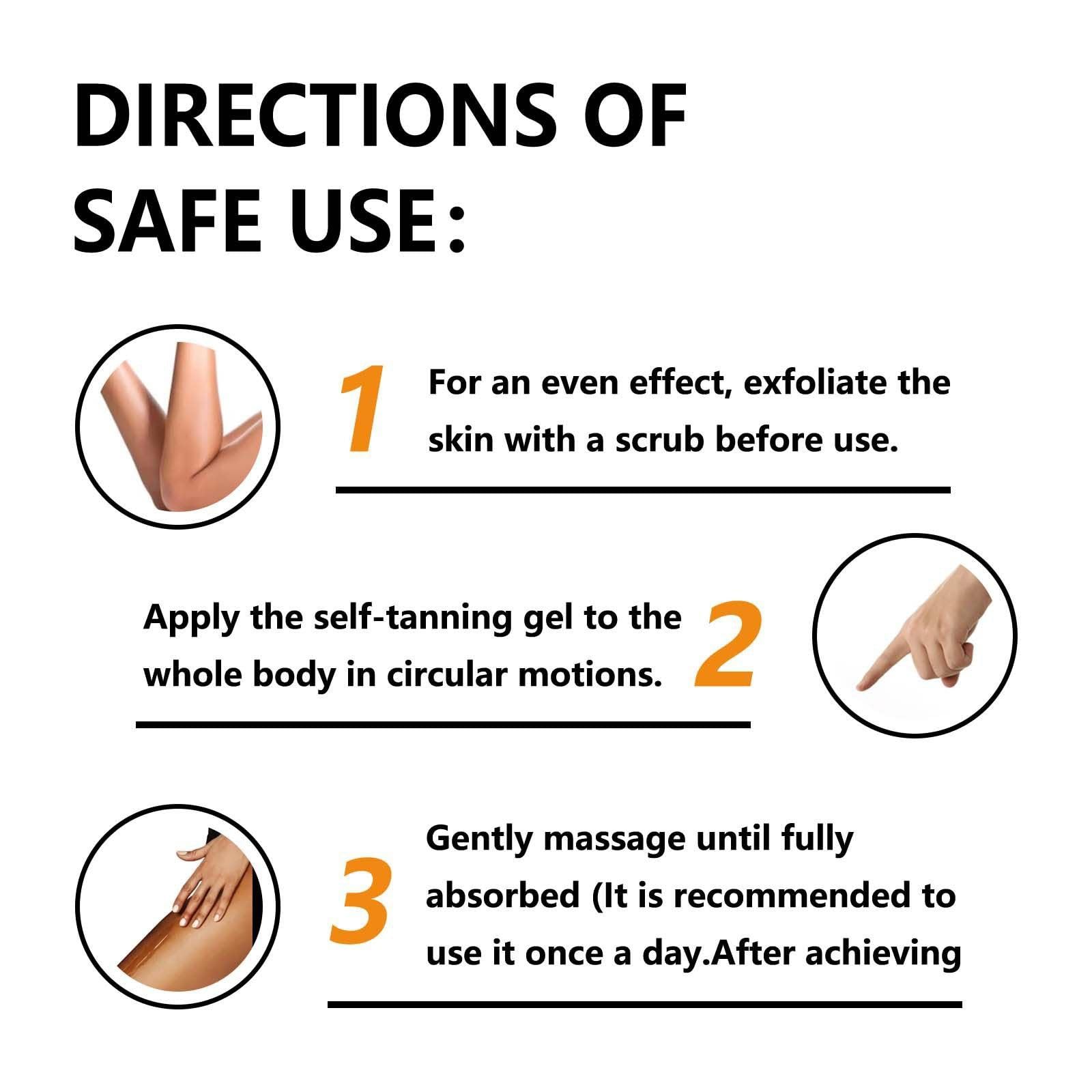 2PCS Luxury Intensive Tanning Gel, Intensive Tanning Luxe Gel, Natural Tanning Accelerator Cream Gel for Natural Tan Skin, Tanning Cream for Sunbeds & Outdoor Sun 6