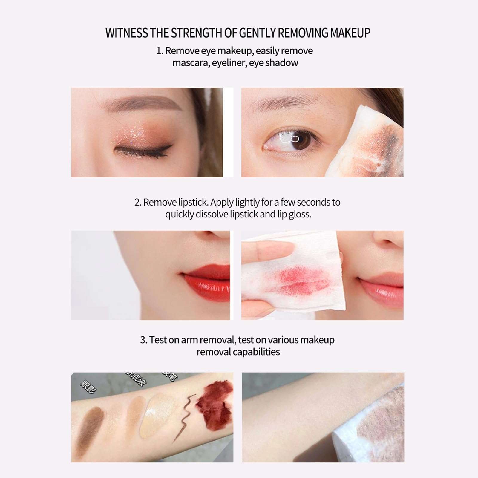 BLUE LOVE Perilla Makeup Remover Cleanser Water - Hydrating, Non-Greasy Facial Cleanser for All Skin Types, Effectively Removes Waterproof Makeup, 16.9 fl oz 4