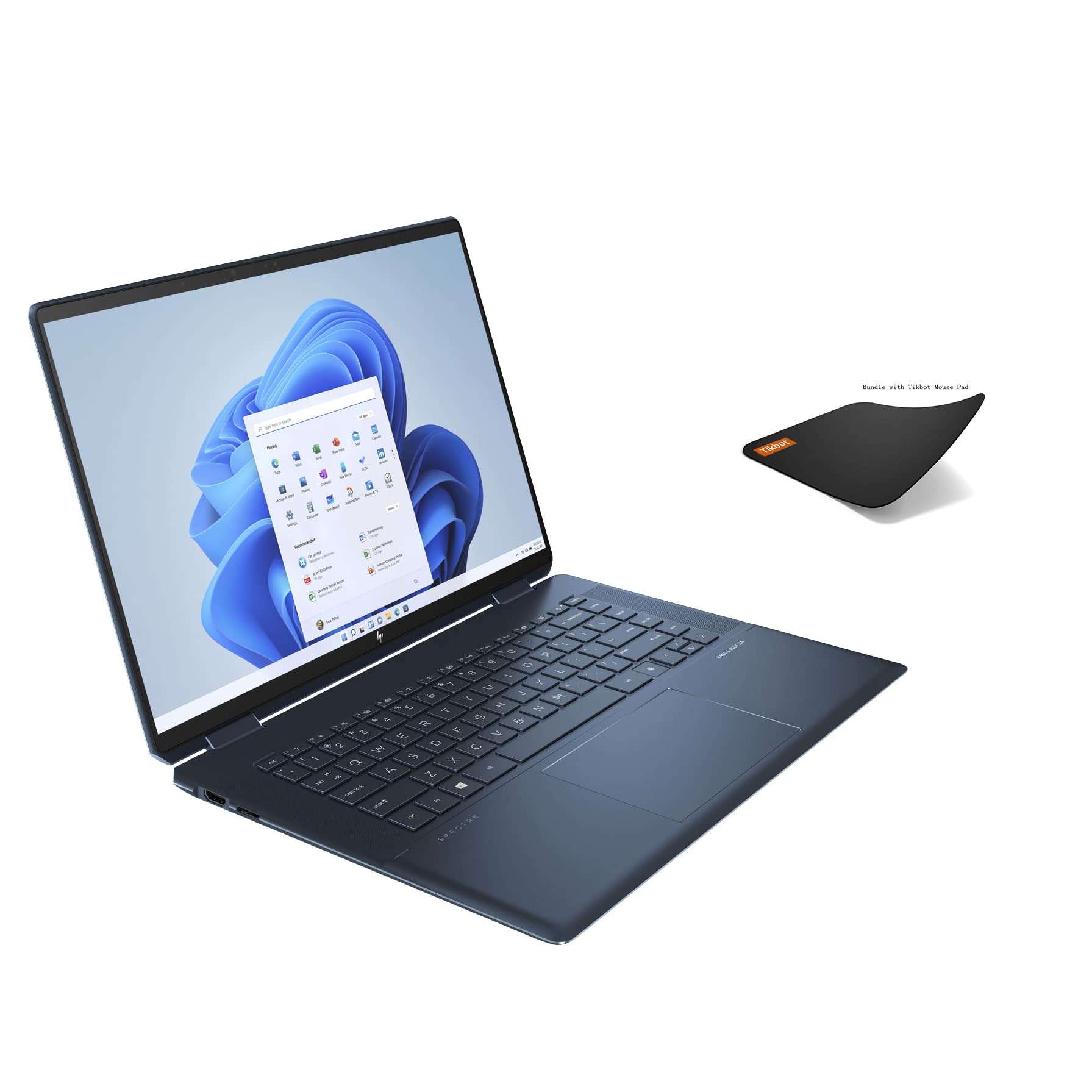 HP Spectre 2-in-1 16" 3K+ (3072 x 1920) Touch-Screen Laptop, Core i7 -11390H, Intel Iris Xe Graphics, Thunderbolt 4, Wi-Fi 6, Webcam, w/HP Pen, Protective Sleeve (16GB RAM | 512GB PCIe SSD) 2