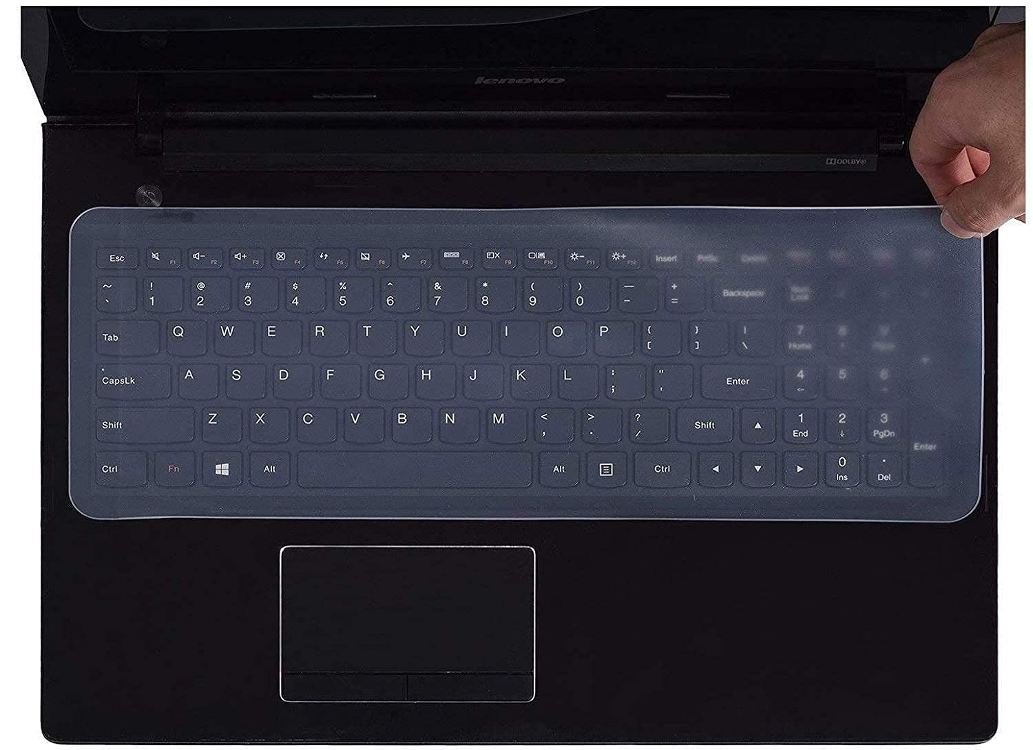 GARDIA Universal Silicone Keyboard Protector Skin for Dell Inspiron 15 5593 (C560517WIN9) (1 Pack) (Pack of 1) 5