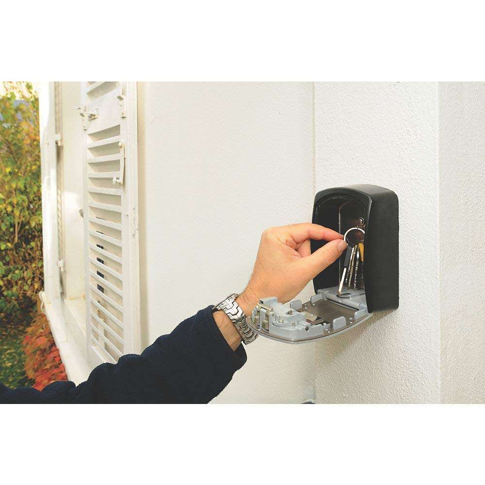 KEETOZ Combination Key Safe Box/Key Safe Lock Box Outdoor Storage Box with Code Combination Password Security Lock 5