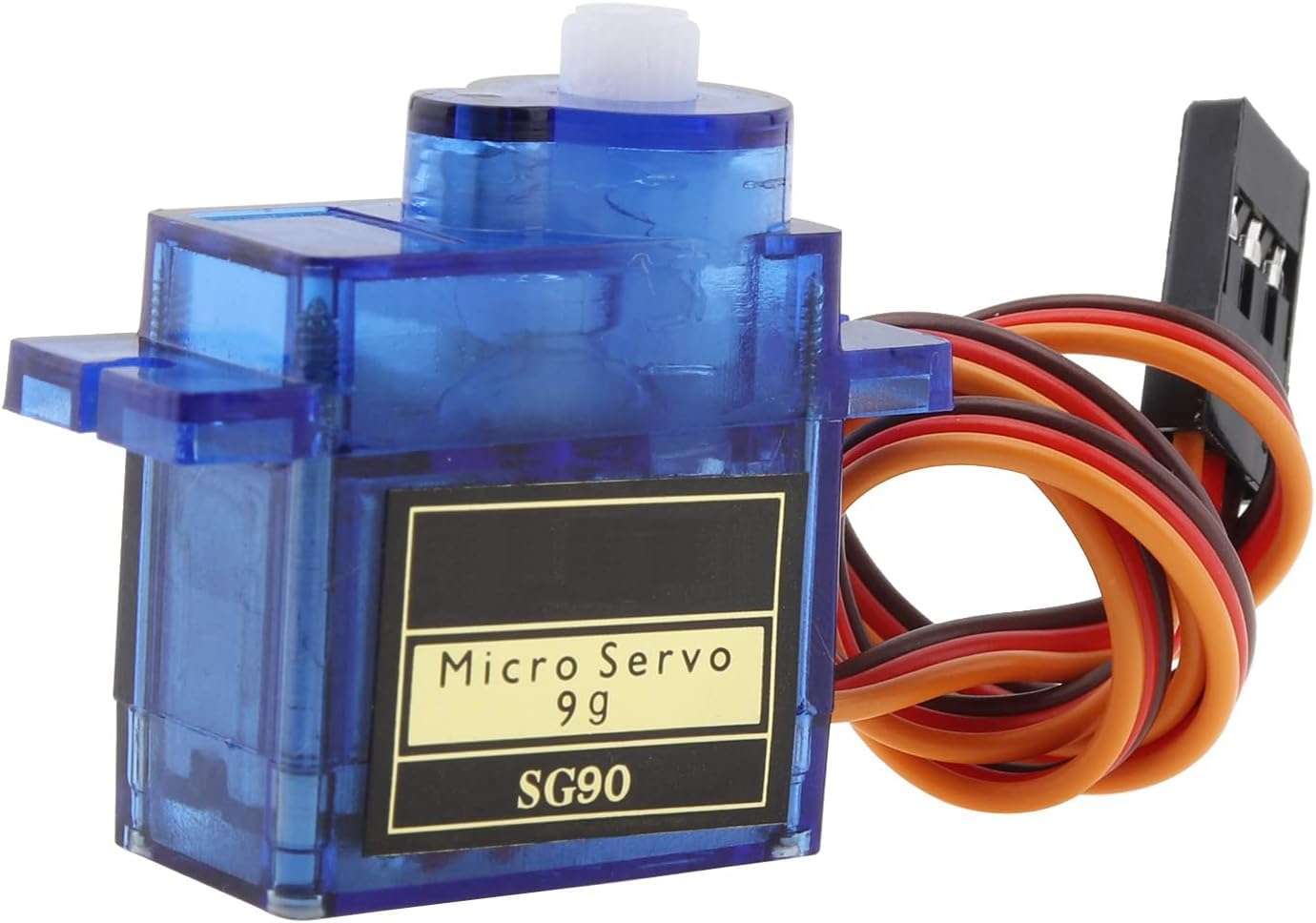 REES52 2 Pack SG90 Micro Servo Motor 9G Mini Servo Kit for RC Robot Arm/Hand/Control with Cable (Control Angle 360 Degree) 6