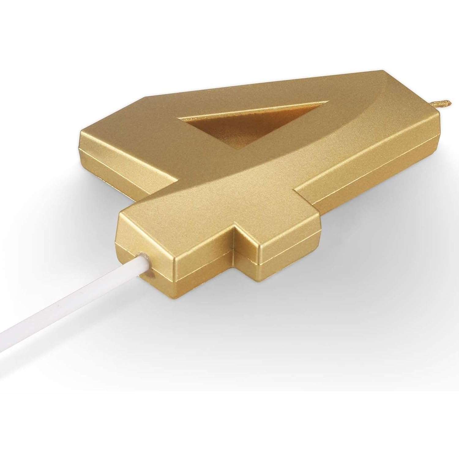 Sidhav Metallic Birthday Number 4 Candle for A Stylish Celebration Shiny Celebration Illuminate The Moment Glamorous and Memorable Celebration 1