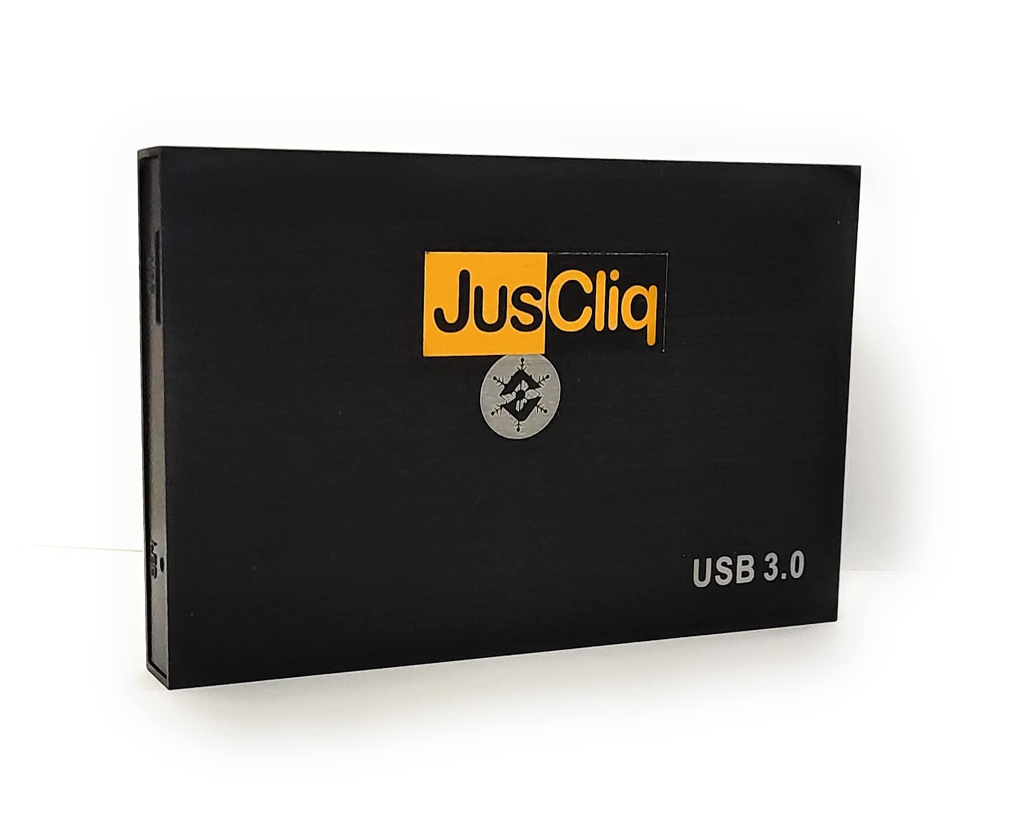 JusCliq® 2.5" USB 3.0 SATA Casing HDD Enclosure Case Cover for SATA HDD | Aluminium Body - SATA Hard Disc Drive for Laptop External Case - Black 1