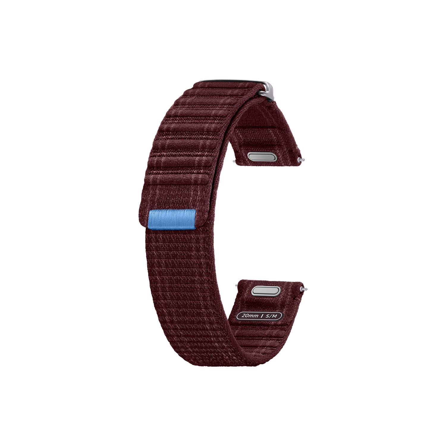 Samsung Fabric Band One Click for Watch 7 and Compatible with Watch 4 5 6 Original (Burgundy, S/M) 3