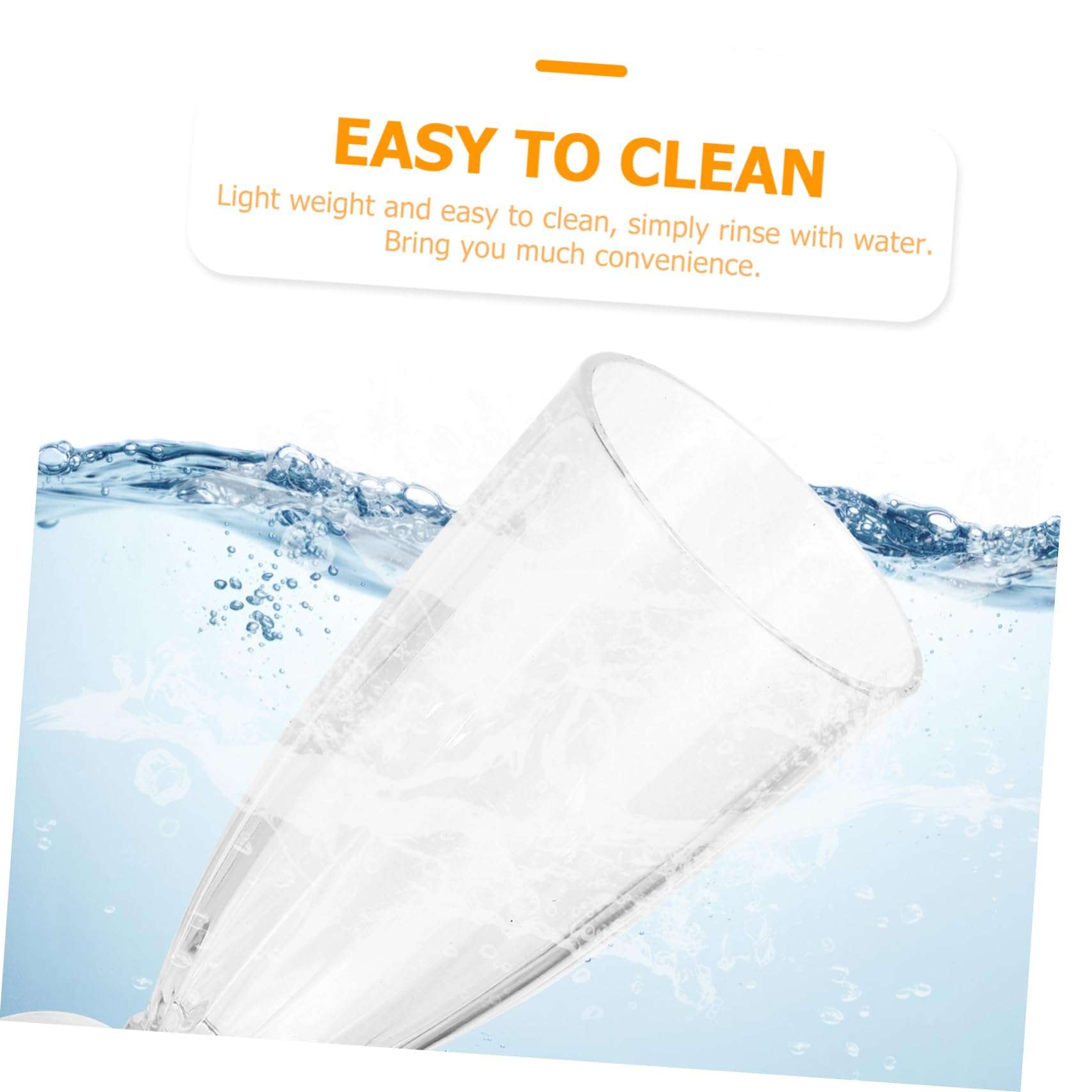 PRETYZOOM Acrylic Cocktail Bottle Wine Cup Set of 2 Milk Mugs Unbreakable Drinking Cups 425ml Smooth Surface Easy to Clean 5