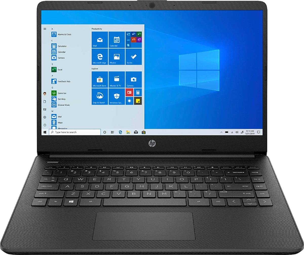 HP 14 Ultra Thin & Light Jet Black Laptop 14.0" HD IPS Display (AMD 3020e, 16GB RAM, 2TB SSD, AMD Radeon, AC WiFi, Bluetooth 5.1, HD Webcam, SD Card, Win11H) w/DKZ USB Port Expander 2