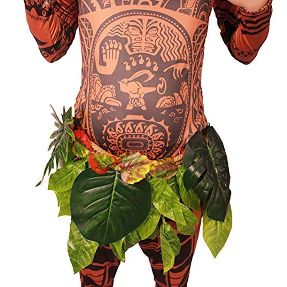 FEEAA Maui Tattoo T Shirt/Pants Halloween Adult Mens Women Cosplay Costume (M) 5