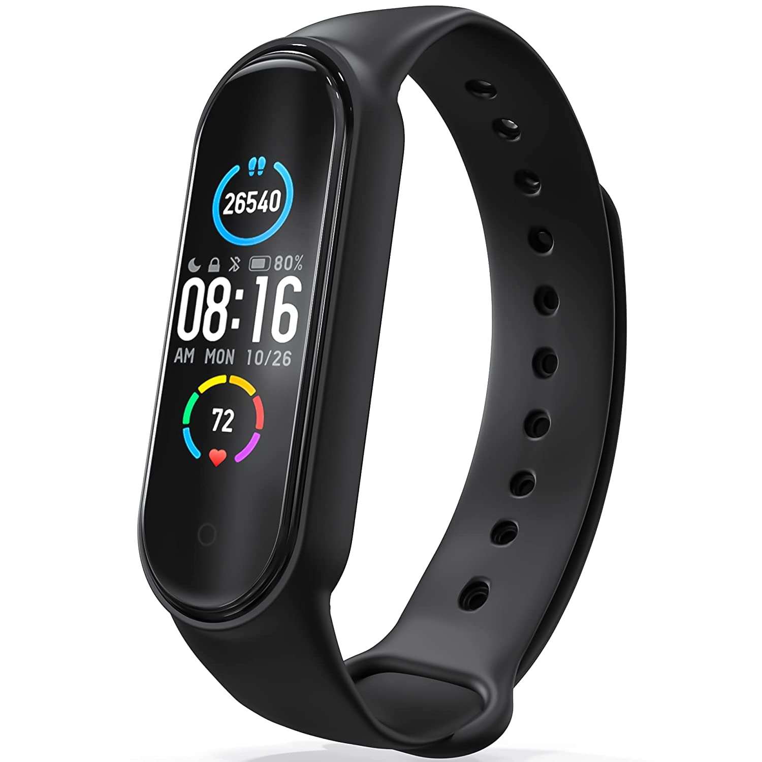 Sounce Adjustable Xiaomi Mi Band 5 Smartwatch Soft Silicone Strap Band Bracelet (Not Compatible with Mi Band 3 / Mi Band 4) 1