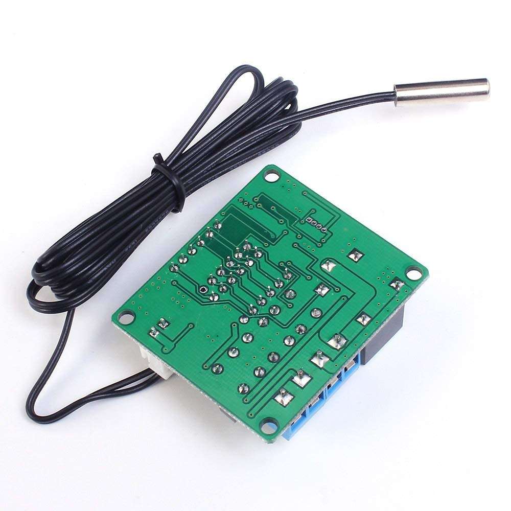 Industrial Sensor Electrical Sensor Red+Green 5V Digital Temperature Controller Module Thermostat Switch Waterproof Mini Temperature Sensor Control Board 3