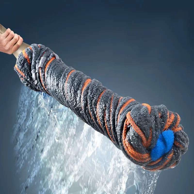 Microfiber Self-Wringing Twist Mop with Extendable Telescopic Handle, Floor Cleaning Mop, Floor Cleaner for Tile, Hardwood & Laminate, Hang-Up Storage Design 5