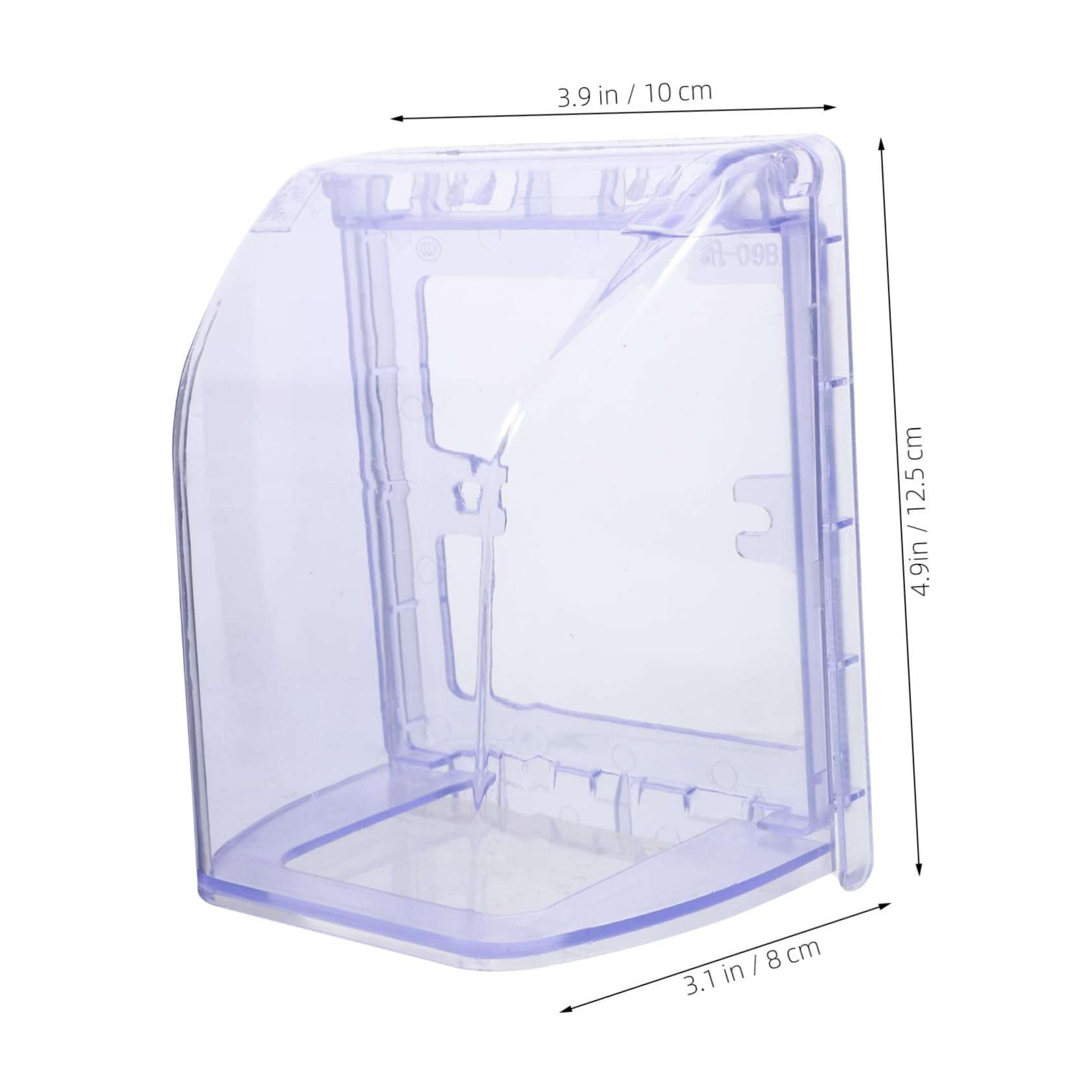 PLAFOPE Transparent 86 Type Socket Protector For Bathroom Waterproof Wall Socket Box Weatherproof Electrical Plug Covers For Outlets Sky Blue 3