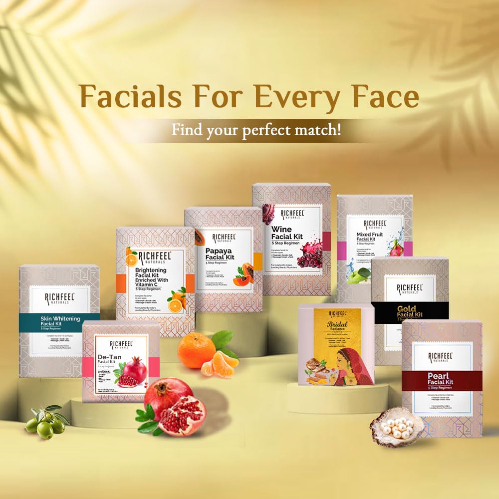 Richfeel Gold Facial Kit 5x50gms 6