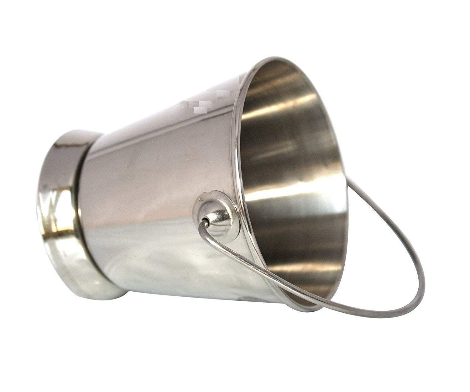 M Tech Home Purpose Stainless Steel Mini Sambar Bucket for Serving Liquid Items Like Daal, Rasamc etc., Sweet and Other Dishes BPA Free - 450 ML 4