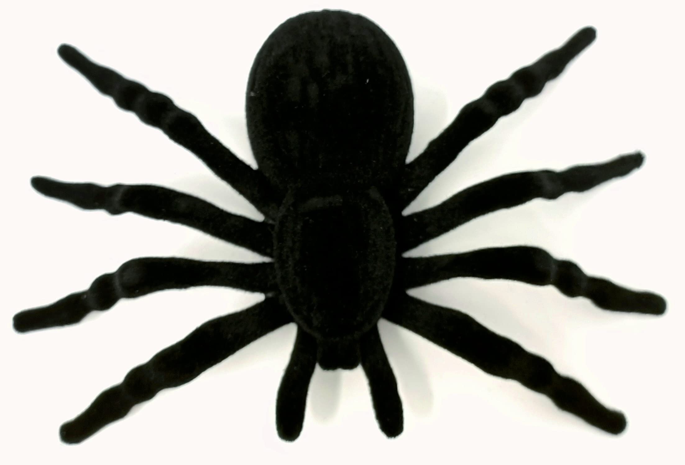 BEAU STUTI Realistic Looking Black Spider Toys for Kids and Everyone's Prank and Fun (Pack of 2) 3