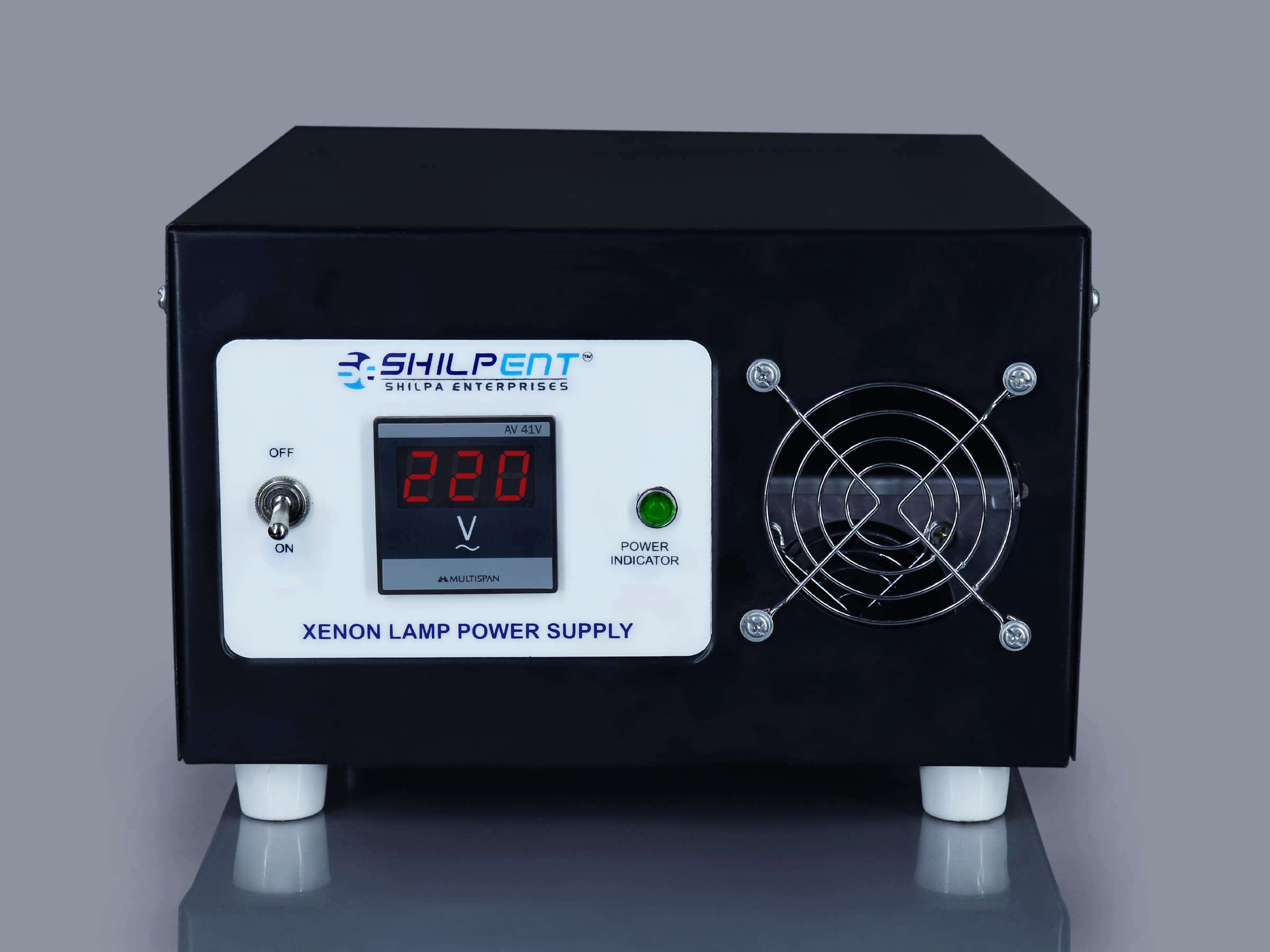 Shilpent Power Supply for Xenon Short Arc Lamp (Power 500Watt)(Load Rated Output Current 25A)(±5%)(Input Voltage -10%—+10%)(Load Rated Output Voltage 20VAC)(Pack of 1) 3