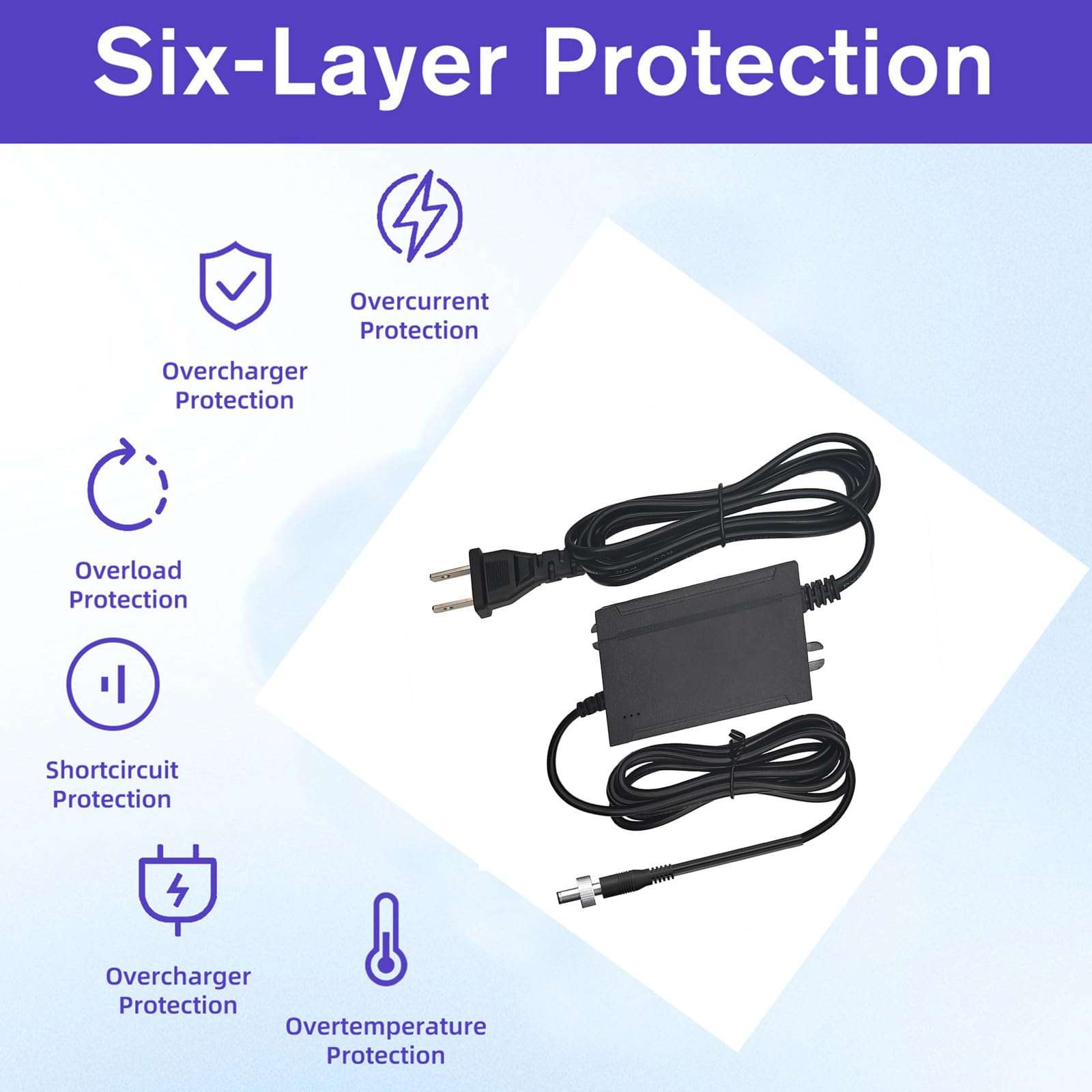 MSZLZTD 15V Power for shure Wireless Microphone ac Adapter, Compatible with ps43us shure Microphone Charger,for shure ulxd4 & for shure glxd4 and Compatible with shure glx Power Supply 6