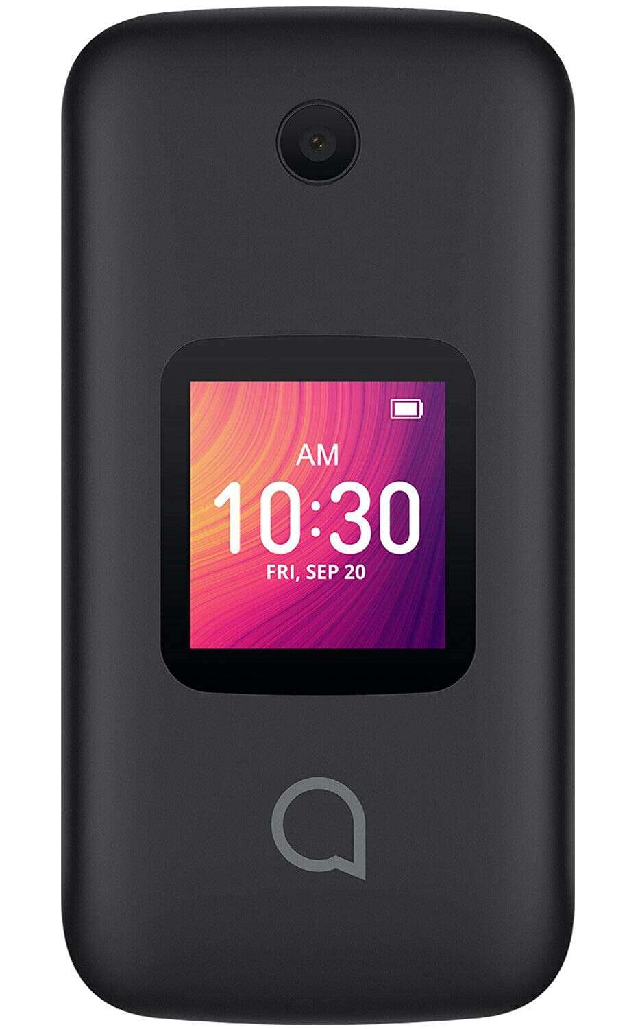Alcatel GO FLIP 3 Black 4GB 4052W (GSM Unlocked) Flip Phone - For Senior Easy Use (Renewed) 3