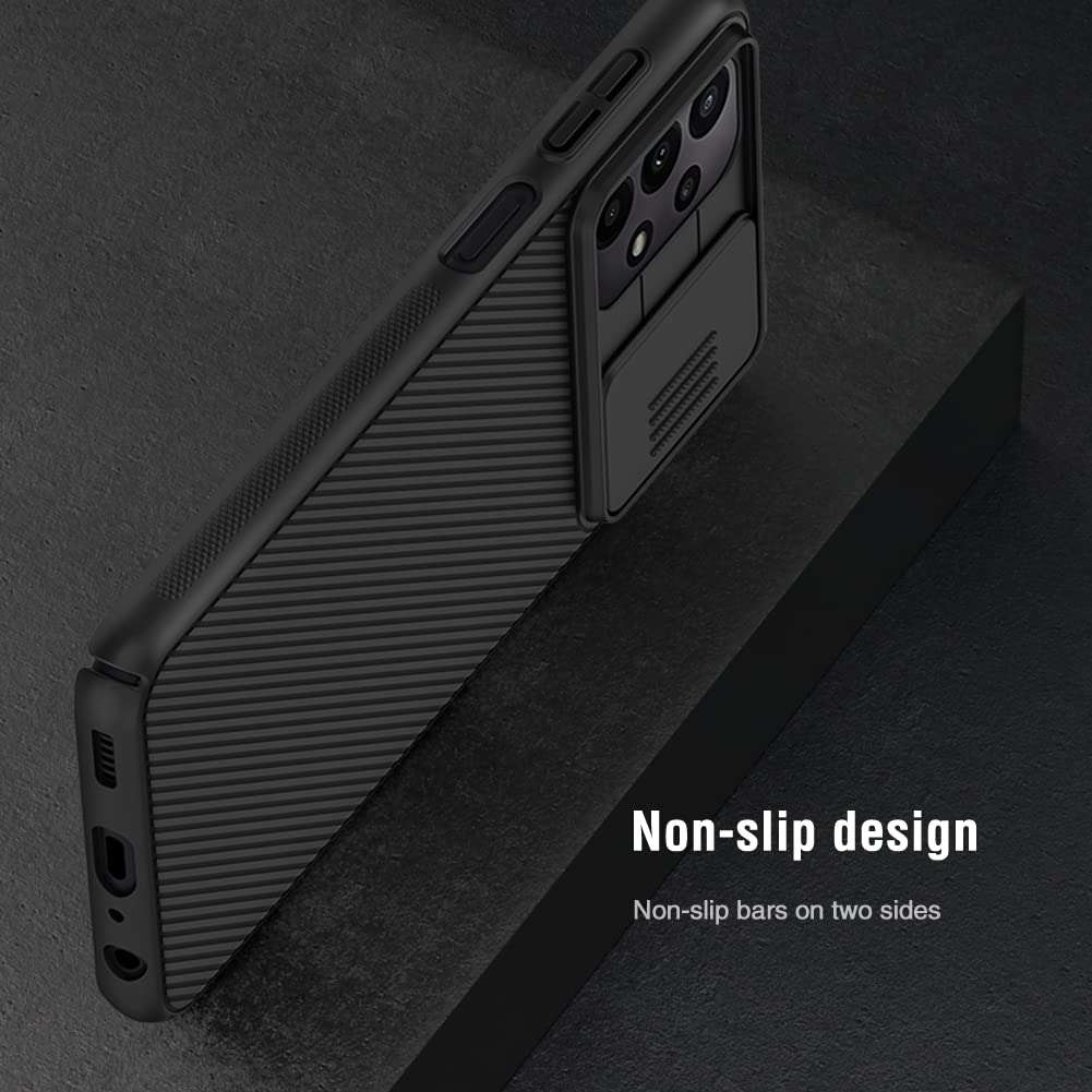 for Samsung A23 4G/5G Case with Camera Cover,Nillkin camshield pro case Slide Lens Protective Heavy Duty Protection shockfroof Cover for Samsung Galaxy a23 4G Phone case (Black) 6