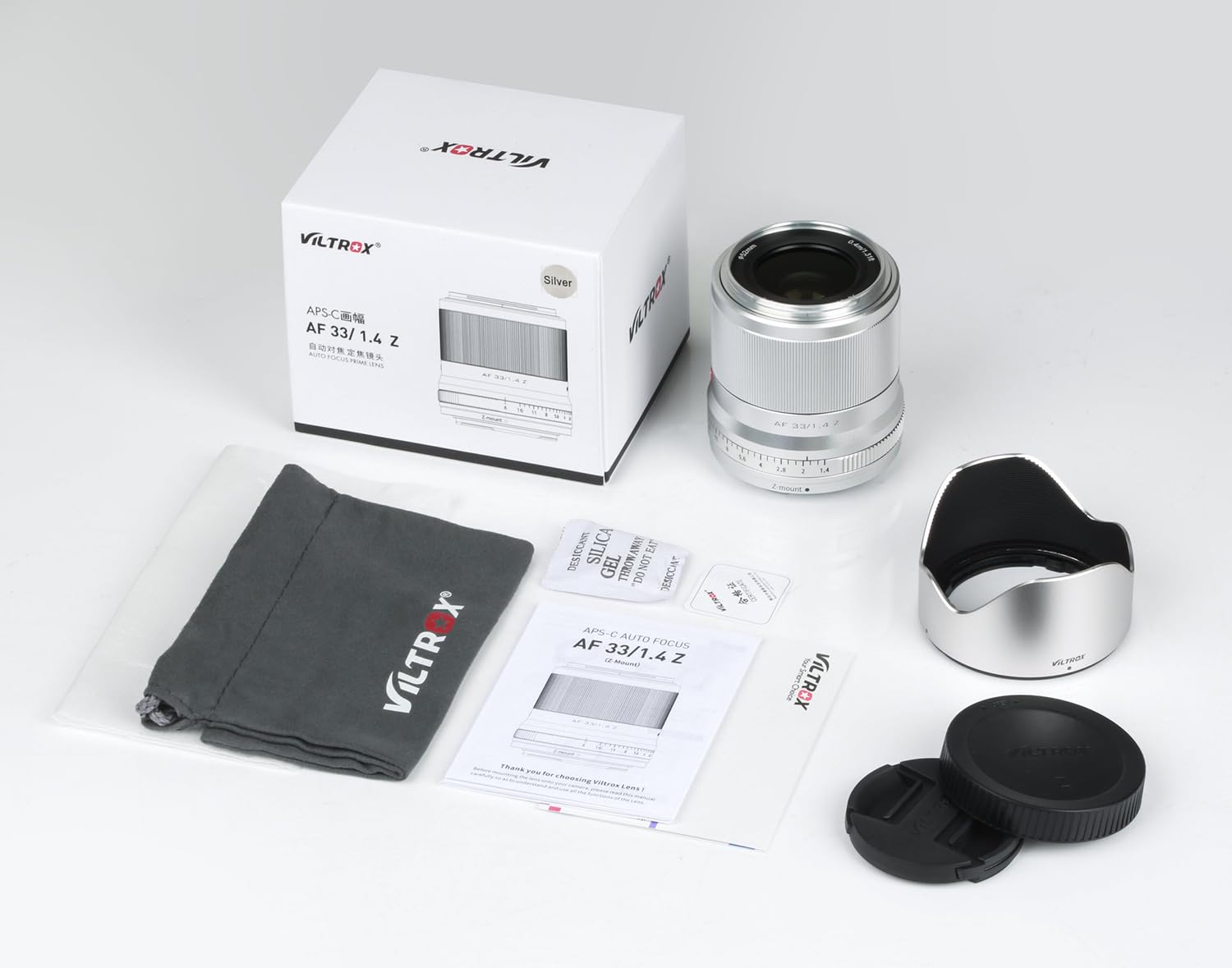 VILTROX AF 33mm f/1.4 Lens for Nikon Z Mount, Auto Focus Z Mount Lens for Nikon Zfc Z5 Z6 Z7 II Z50, Silver 4