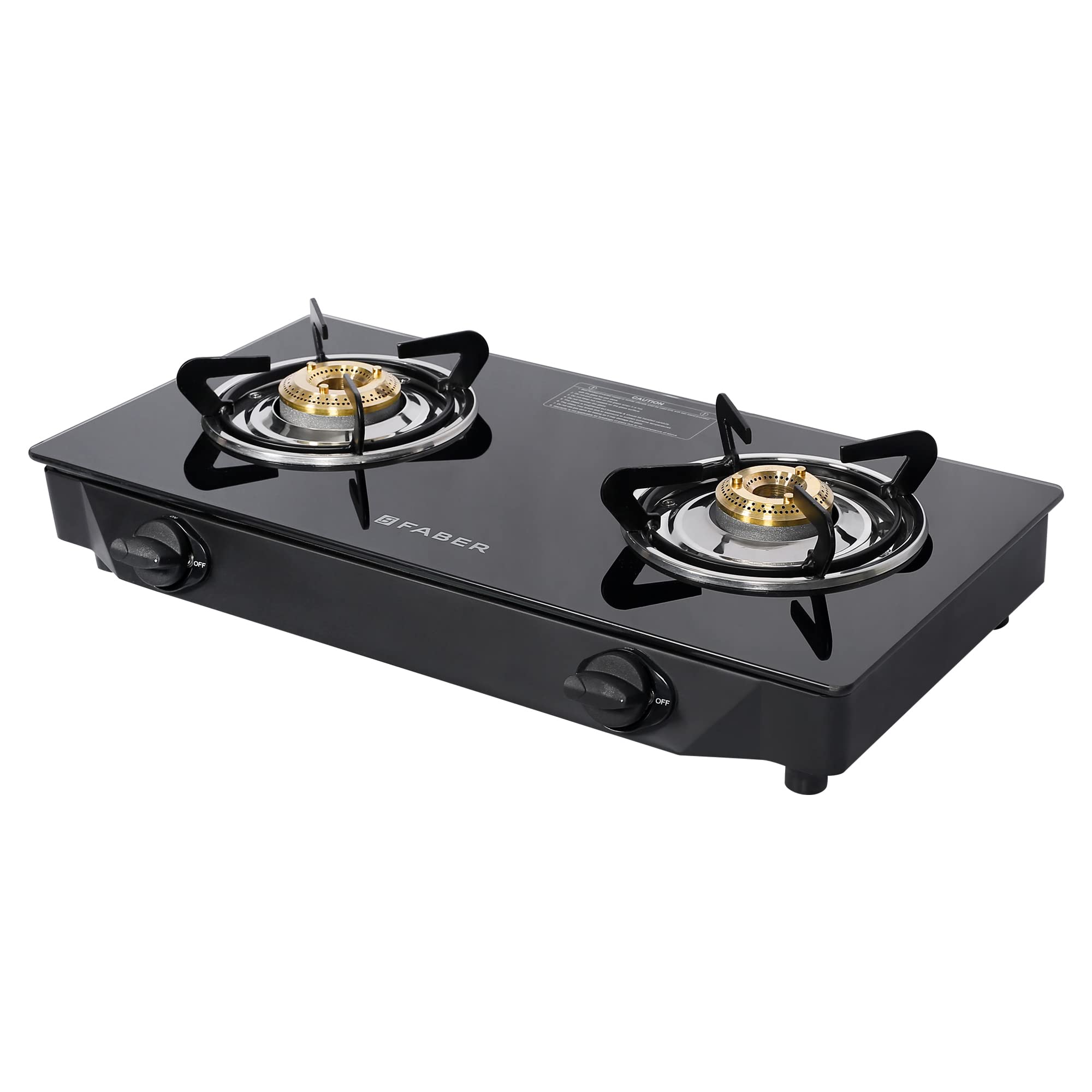 Faber 2 Burner gas stove (ARROW 2BB BK) Manual Ignition, Black 3