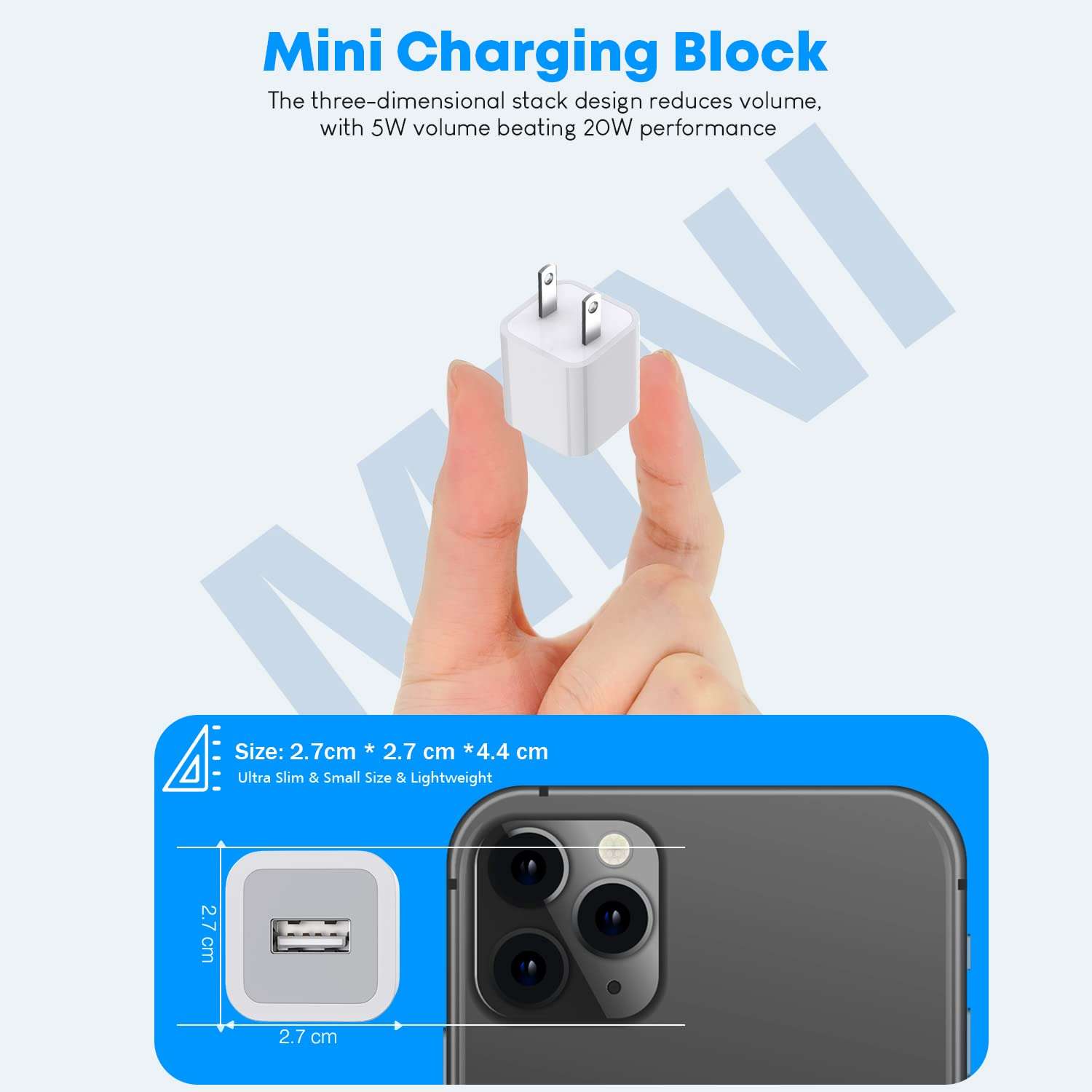 iPhone Charger [Apple MFi Certified] 2Pack 10FT Extra Long Charging Cords USB to Lightning Cable with USB Wall Charger Block Power Adapter Travel Plug for iPhone 13/12/11 Pro Max/SE/XS/X/XR/8/7, iPad 4
