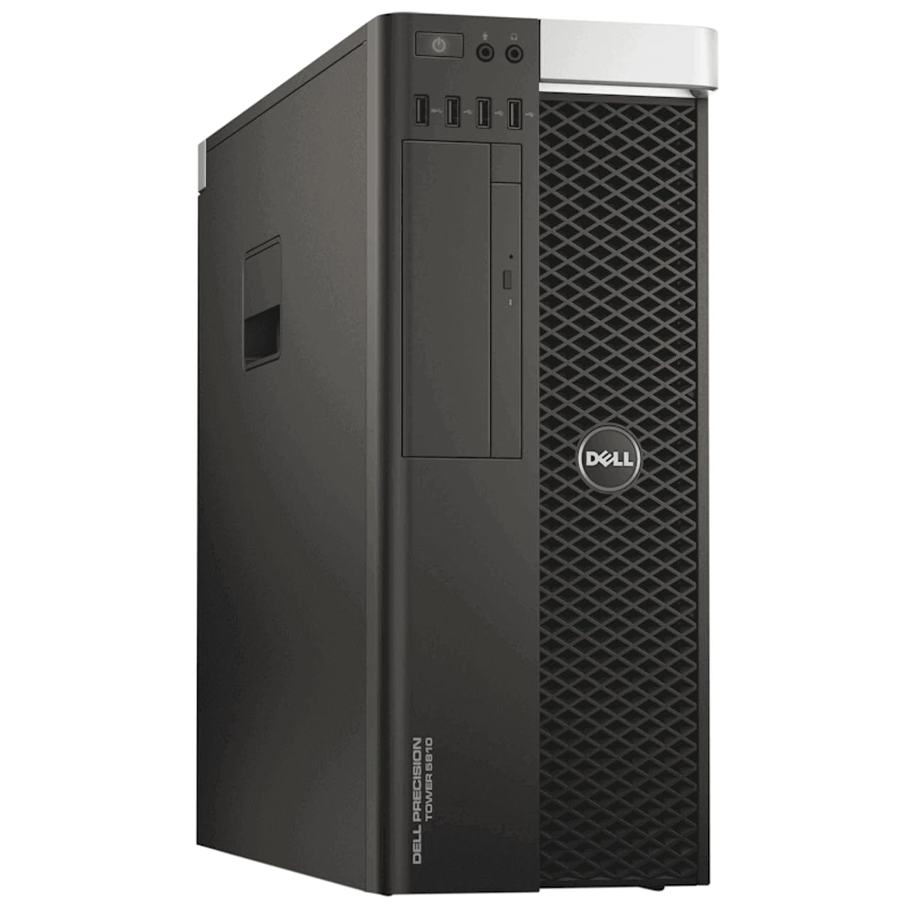 Dell Precision T5810 Mid-Tower Workstation - Intel Xeon E5-2697 v3 2.6GHz 14 Core Processor, 16GB DDR4 Memory, 256GB NVMe SSD, 4TB HDD, Nvidia Quadro K5200 Graphics Card, Windows 10 Pro. (Renewed) 2