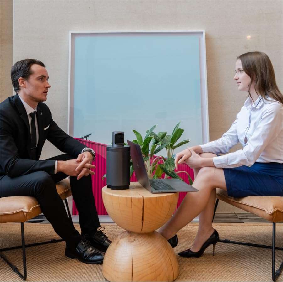 KanDao Meeting 360 Video Conference Camera, 8K Captured 1080P 360 Degree Meeting Room Camera, 8*Mics, 20W Speaker, 4-in-one USB Conference Webcam, Smart Tracking Zooming, Wide-Angle, Plug & Play 6