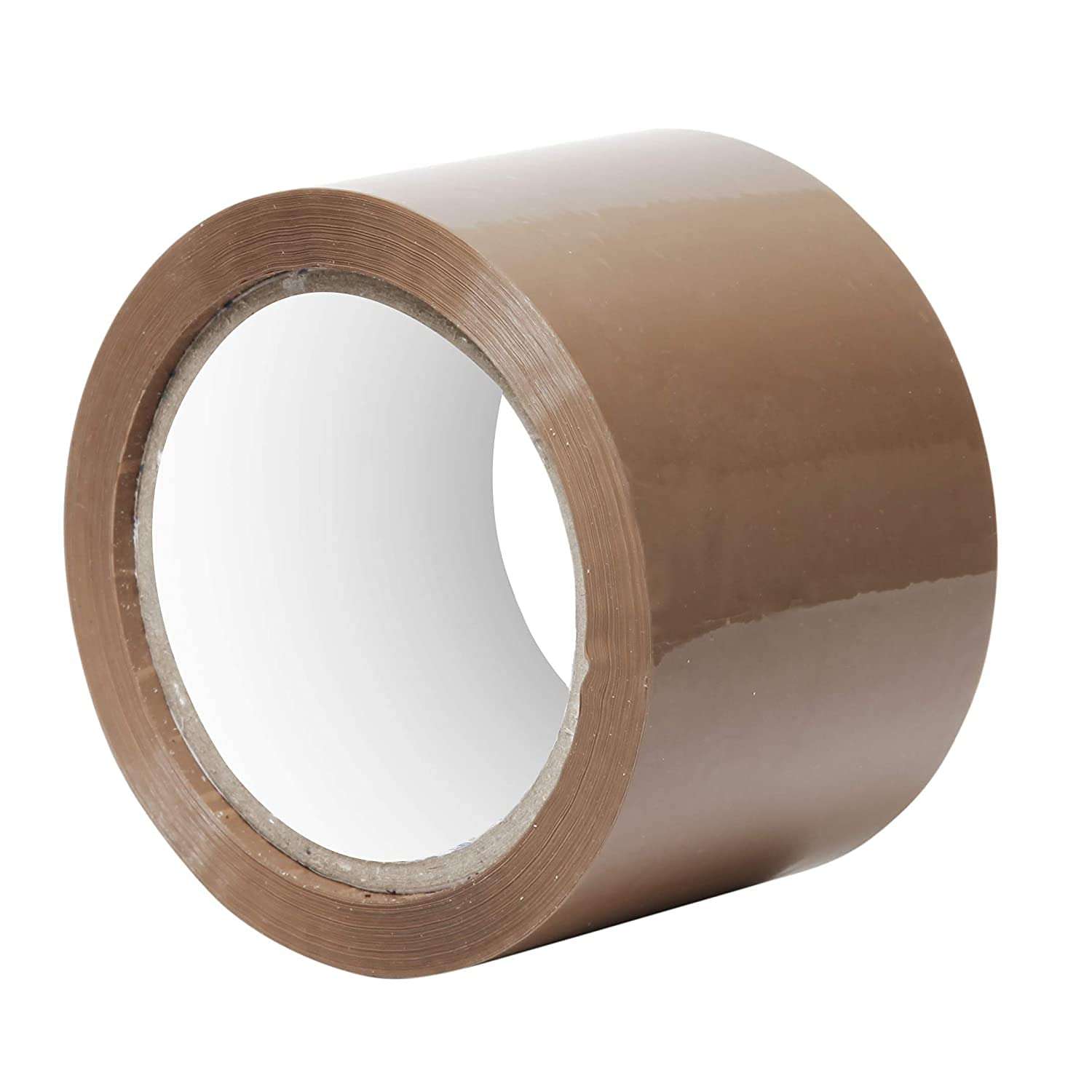 TimeTech Heavy Duty 2 Inch Pack of 6 Brown BOPP Tape Self Adhesive High-Strength Packing Tape Rolls, Packaging Tape | Brown Cello Tape | Industrial Tape for Home, Office use & Box Packing (65 Mtrs) 4