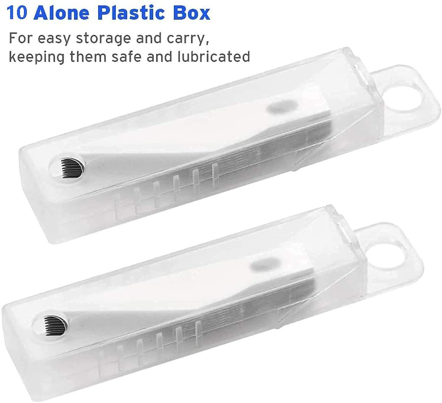 DIYSELF 1 Pcs Craft Knife Hobby Knife with 20 Pcs Stainless Steel Blades Kit and Blue Cutting Mat 6in×8in (Silver) 4