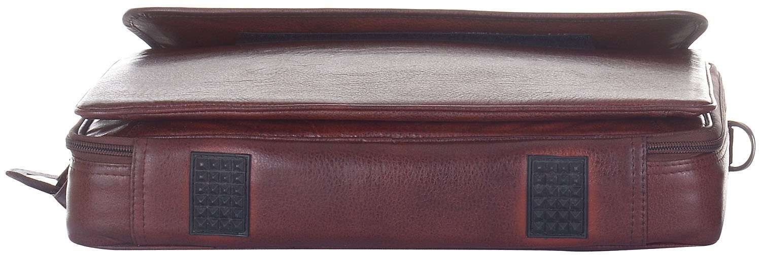 Leatherman Leather Brown Laptop Bag 5