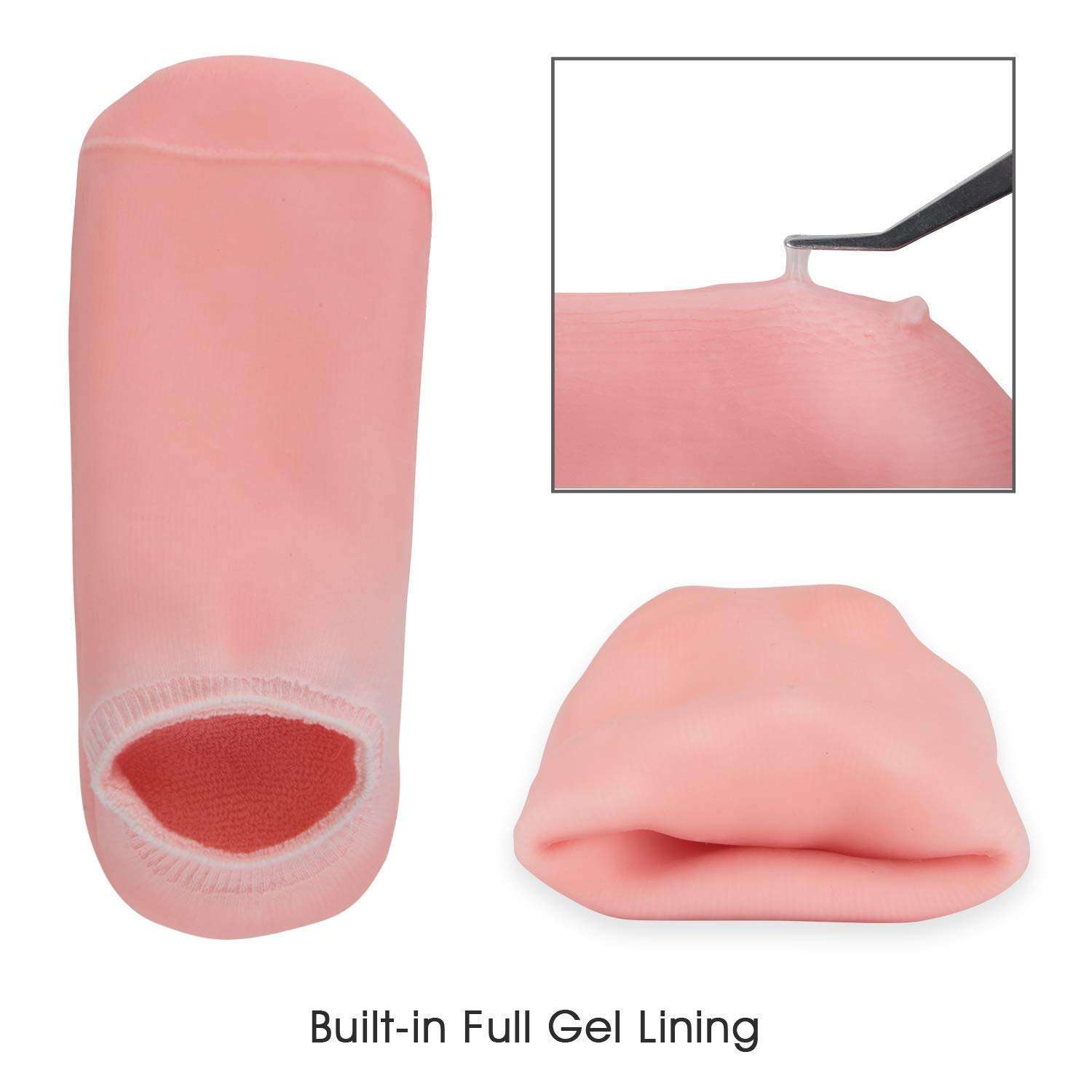 Kliznil Moisturizing Spa Gel Ultra-Soft Socks 1 Pair - Multi-Color 4