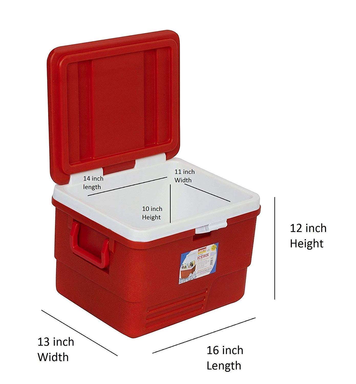 Aristo Insulated Chiller Ice Box | Standard Size for Travel Party Bar Ice Cubes | Cold Drinks | Medical Purpose |25 Litre, Color May Vary 3