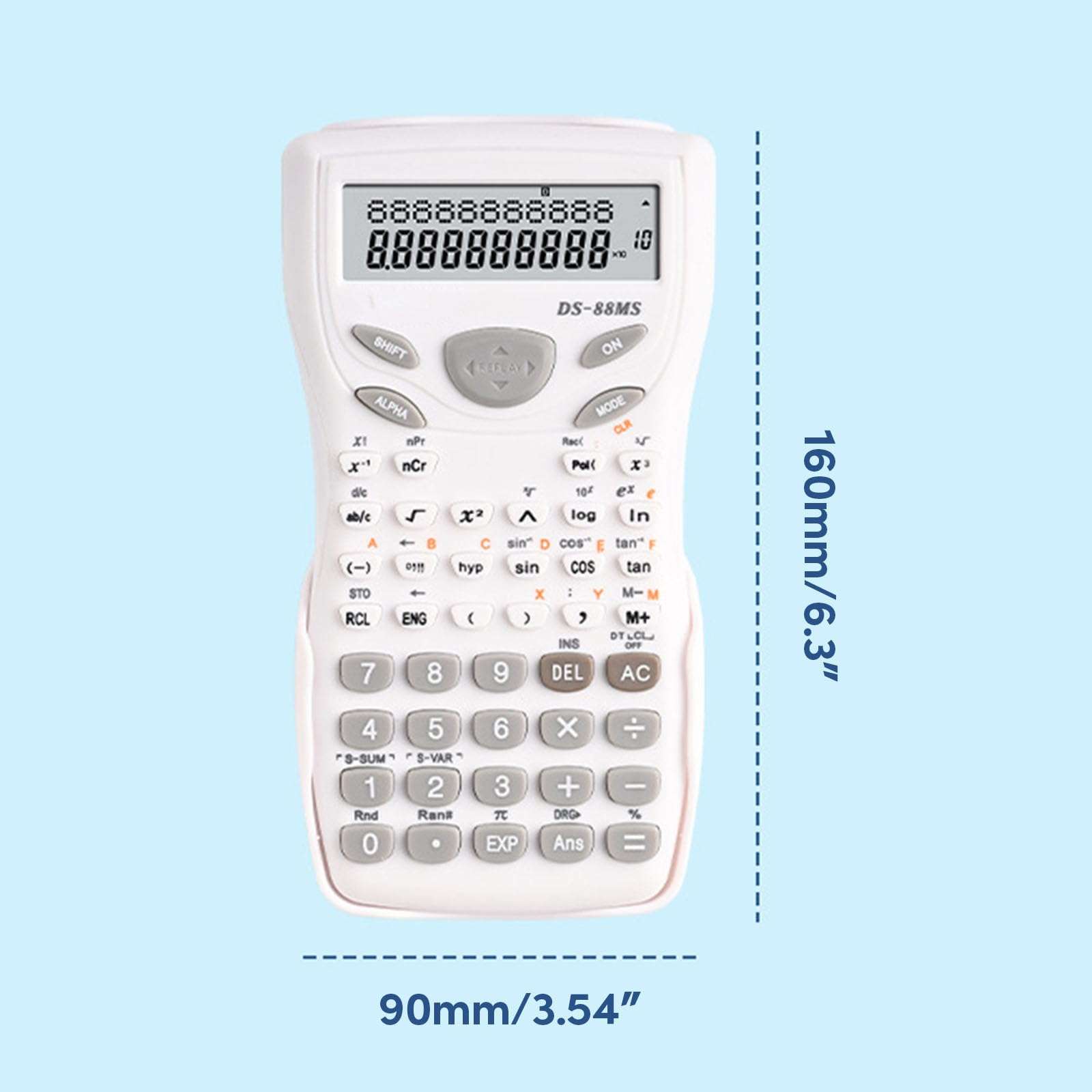 MinnowXY Portable Scientific Calculator 12 Digits Widescreen Multifunctional Exam Tool Function Calculator Professionals 5