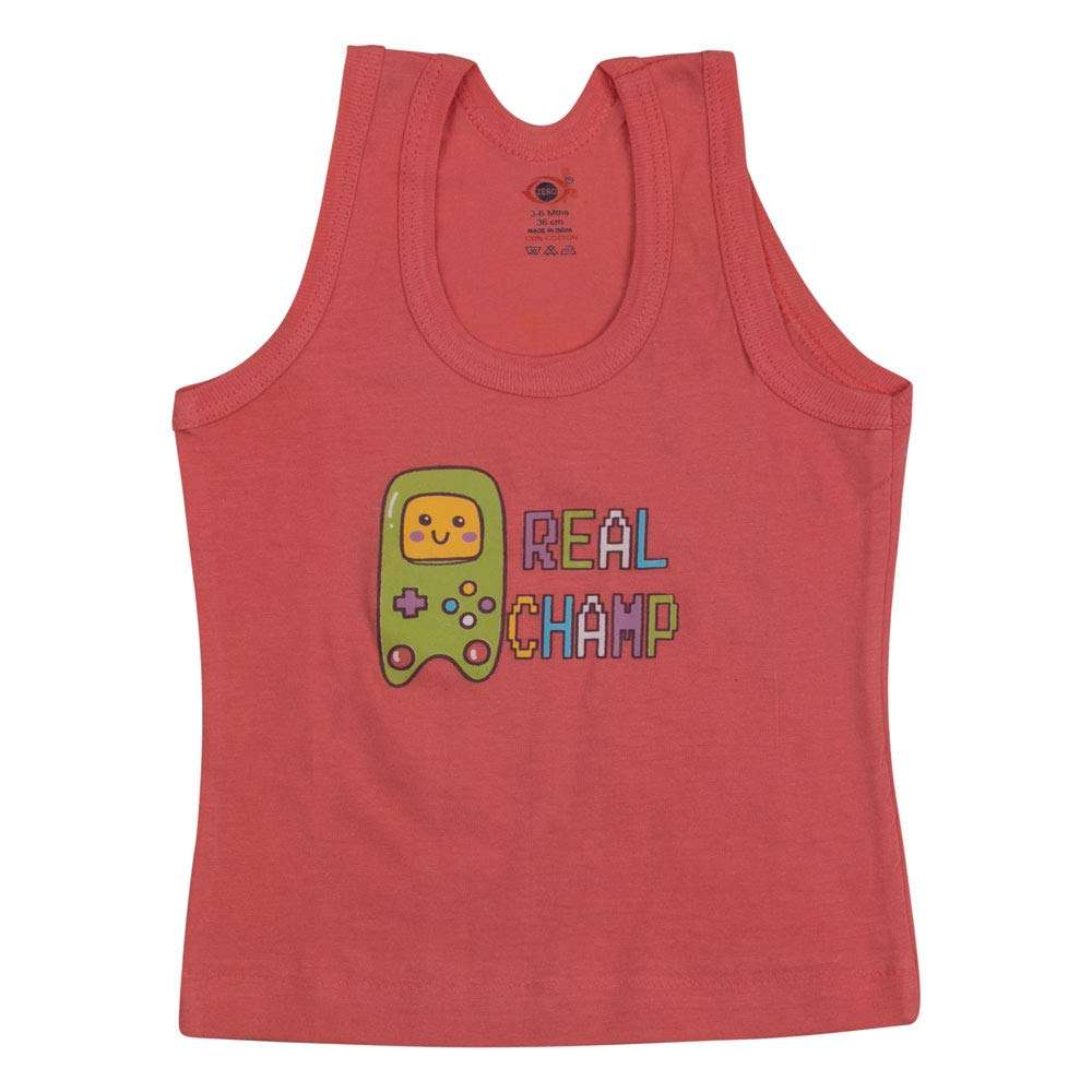 Baby boy summer wear pure cotton collection baniyans inner wear for boys combo (18-24 Months, Green) 4