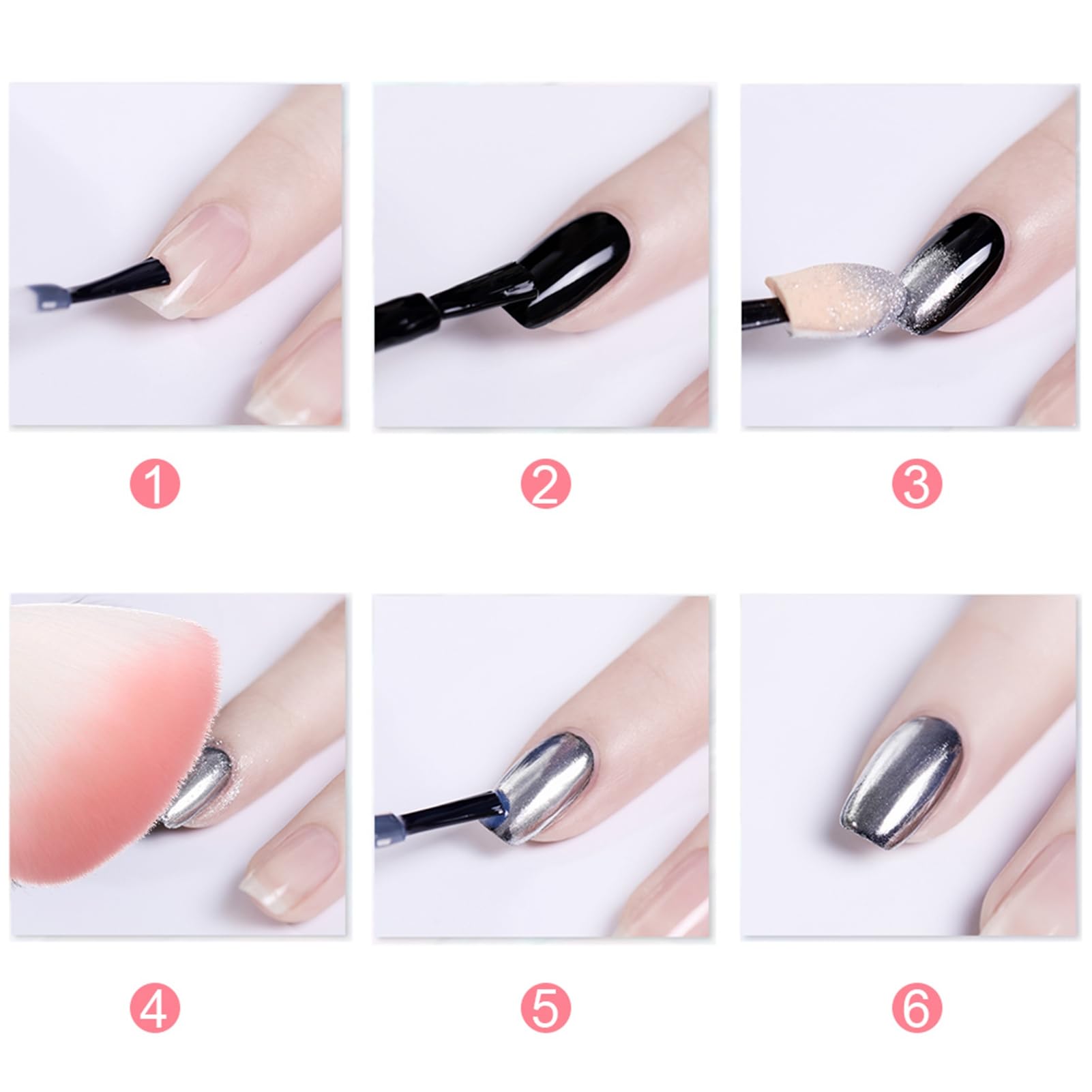 Barber Brush, Neck Duster Brush Nail Art Dust Brush Large Nail Powder Brushes Hair Cleaing Brush for Removing Hair on Neck Multi functional Makeup Brush Nail Tool 4