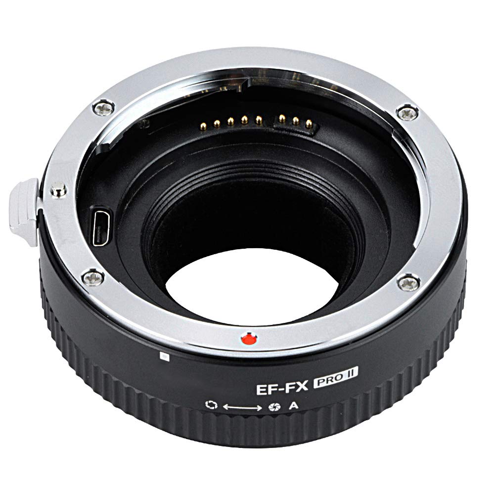 Auto Lens Adapter, Fringer EFFX2 Pro II Auto Focus Lens Adapter for Canon EF/EFS Lens to for Fuji Camera
